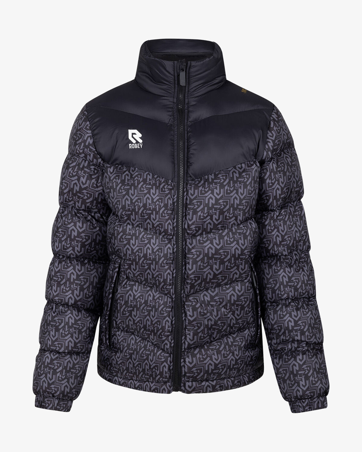 Women's Performance Padded Jacket, Black/Grey, hi-res