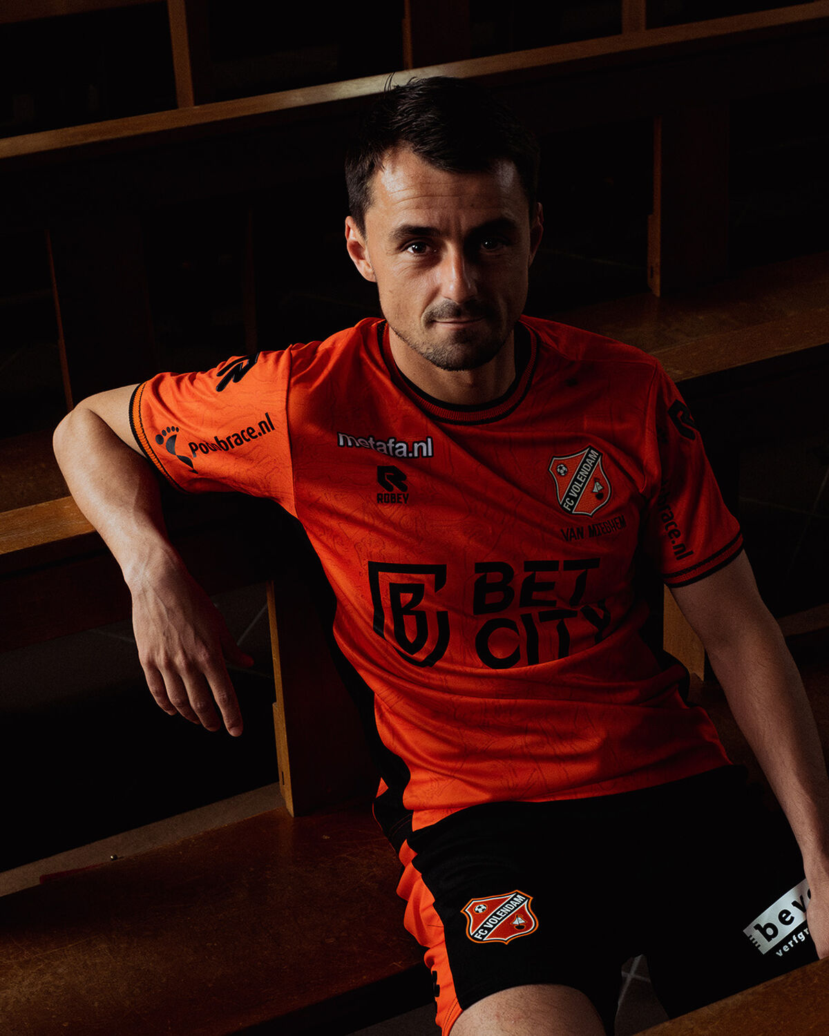 FC Volendam Match Shirt SR 23/24, Orange/Miscellaneous, hi-res