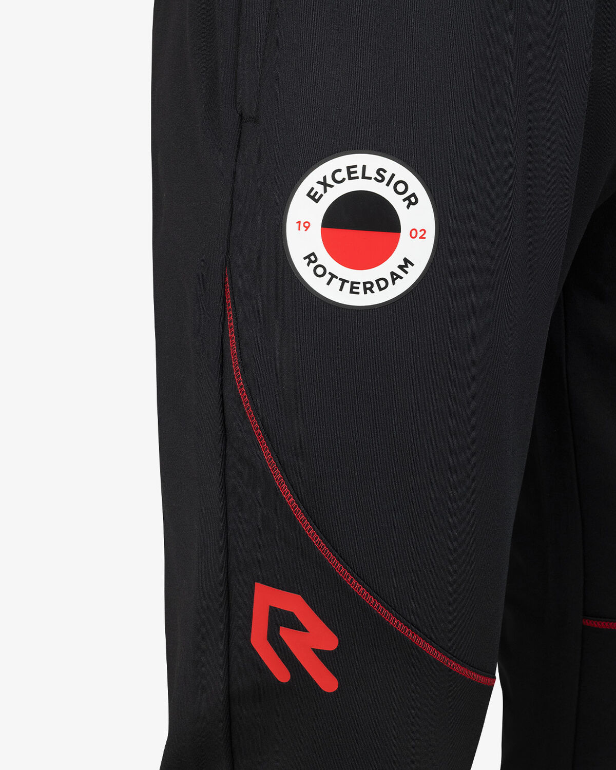 Excelsior Rotterdam Training Pant 25/26, Black/Red, hi-res