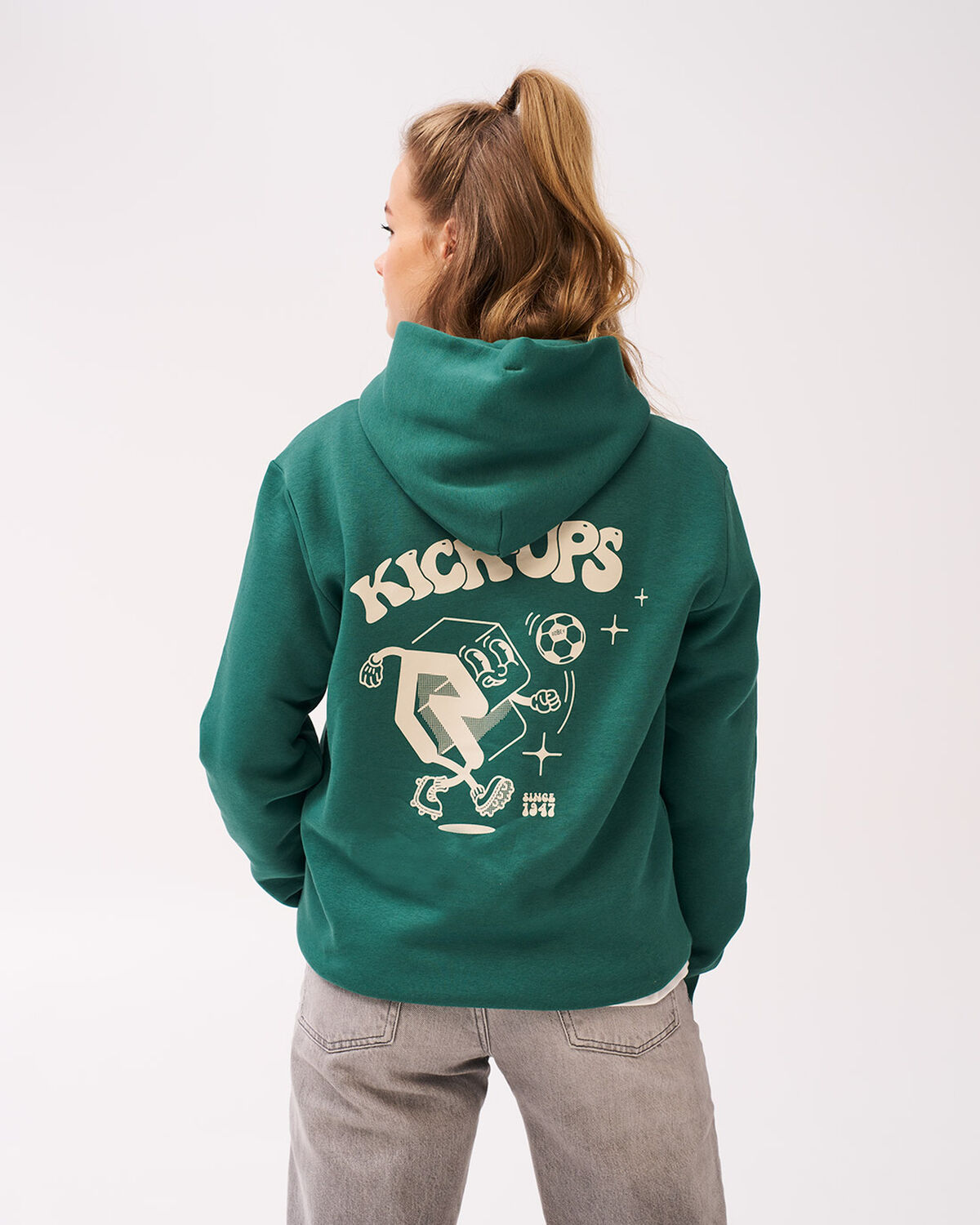 Kick Ups Hoodie, Dark Green, hi-res