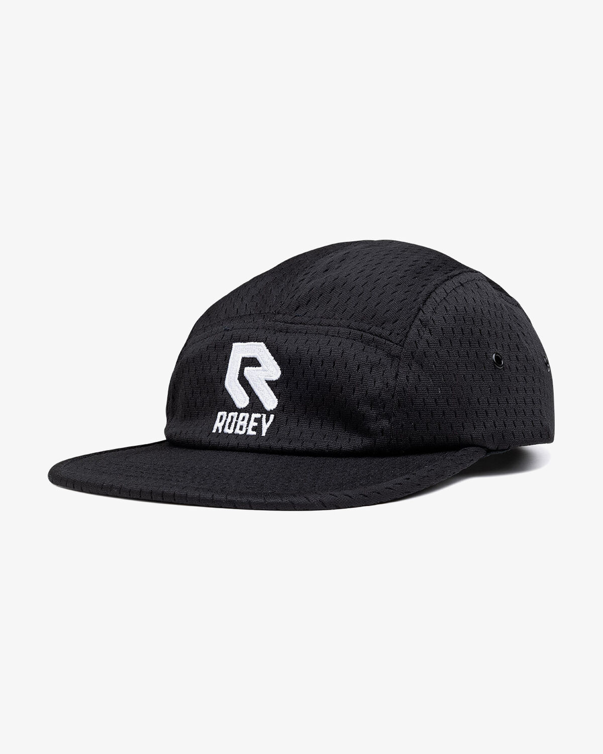 5 Panel Cap Mesh, Black, hi-res