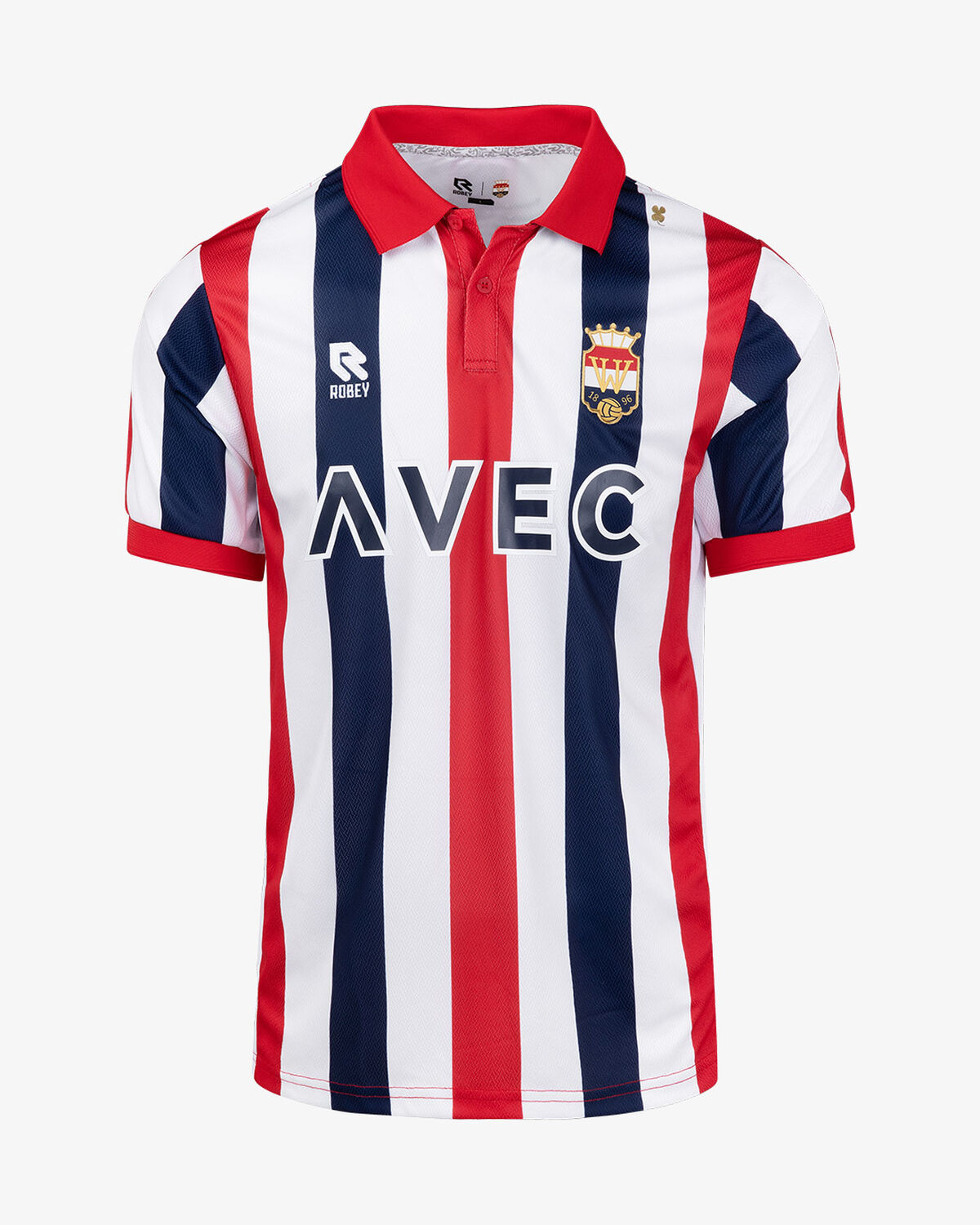 Willem II Home Shirt 23/24, Red/White, hi-res
