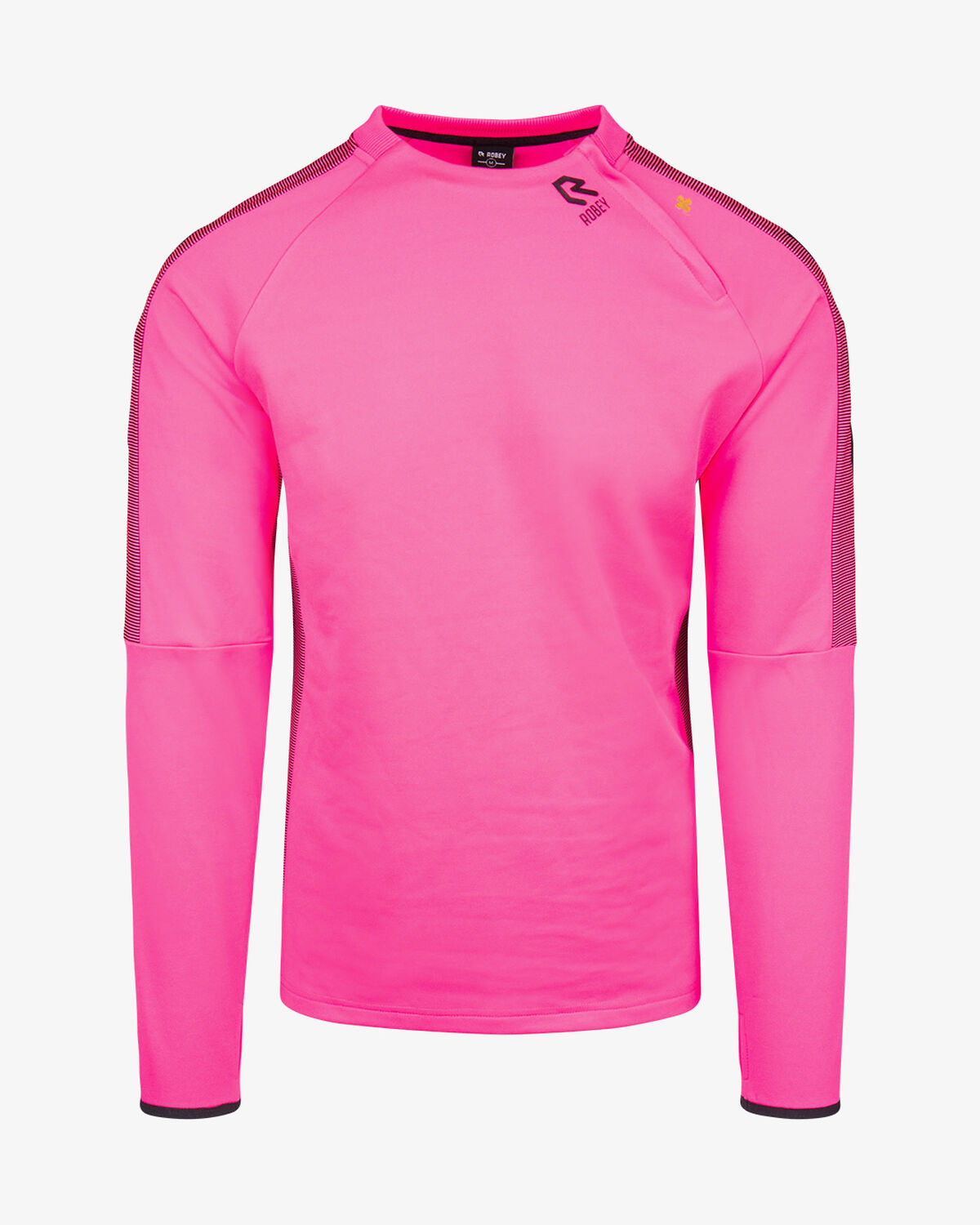 Performance Cross-Zip Sweater, Neon Pink, hi-res