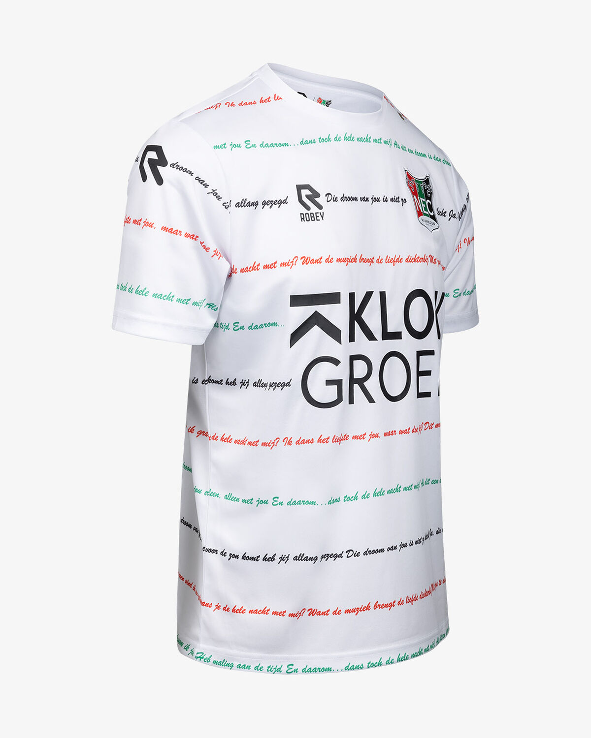 N.E.C. Bekerfinaleshirt Warming-Up, White, hi-res