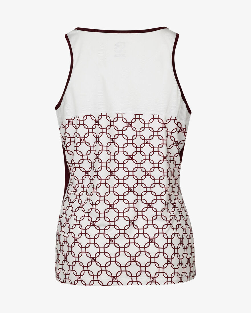 Tennis Dropshot Singlet, Cross Red, hi-res