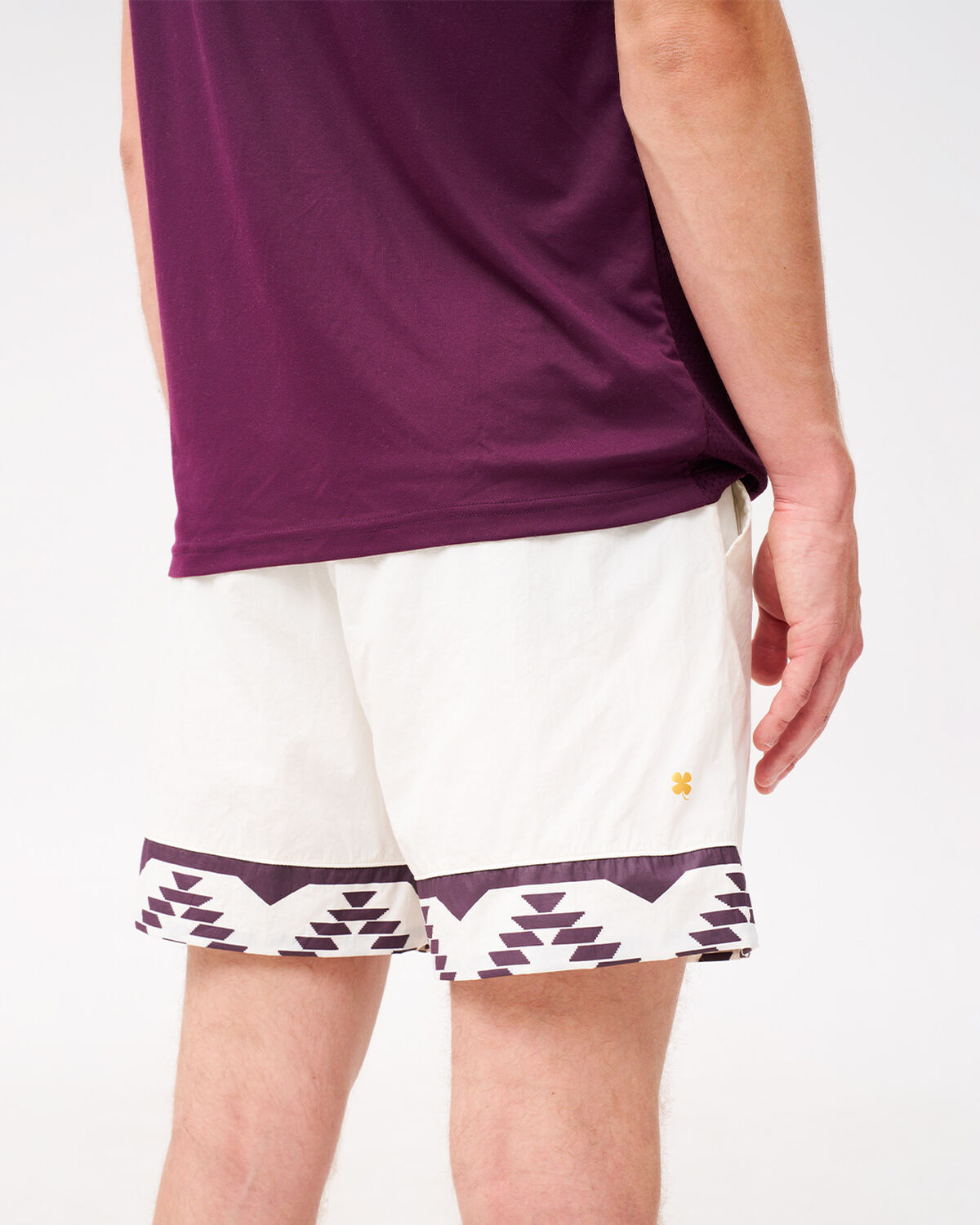Grand Slam Tennis Shorts, Off White/Berry, hi-res