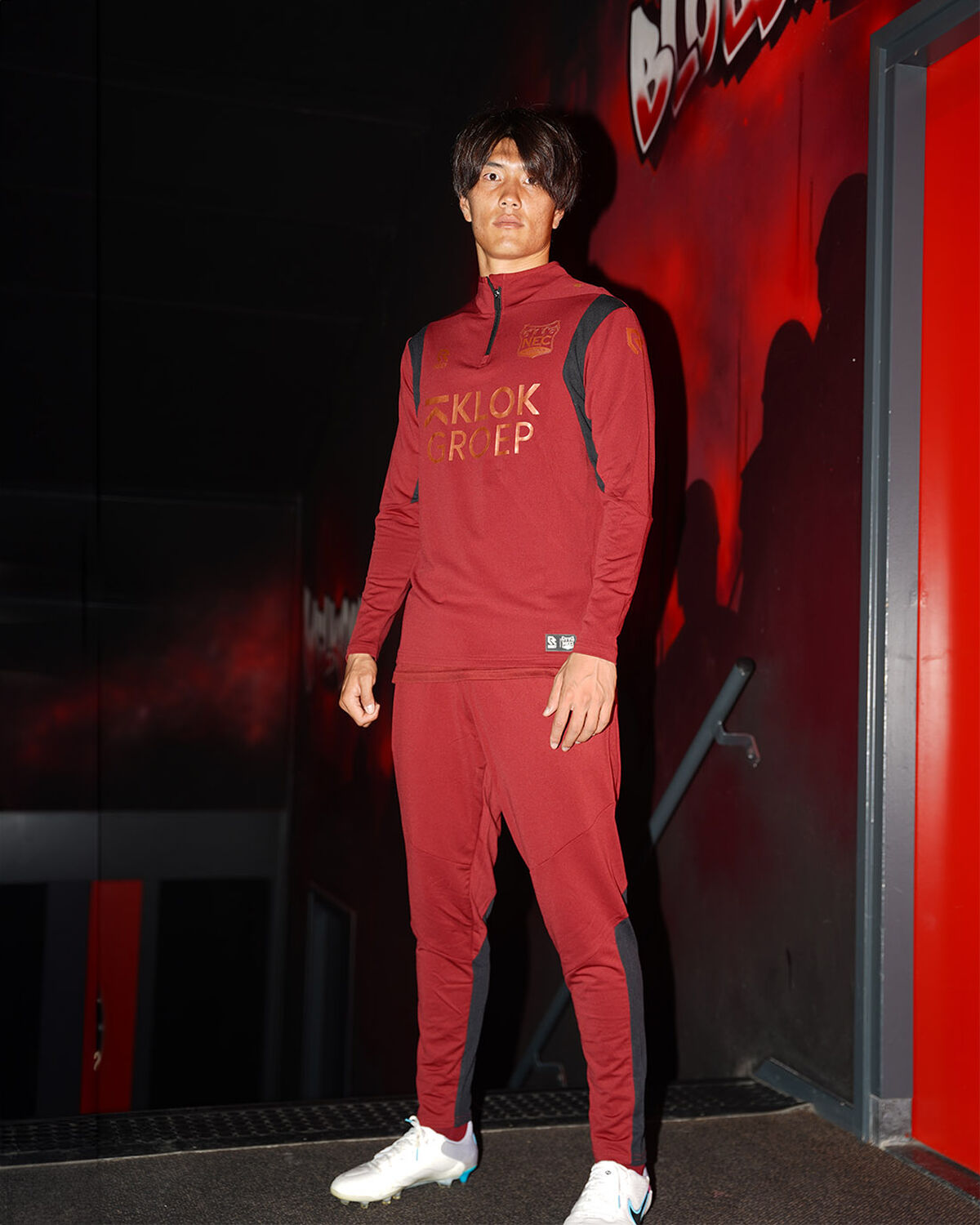 N.E.C. Playmaker Training Pants 23/24, Bordeaux, hi-res