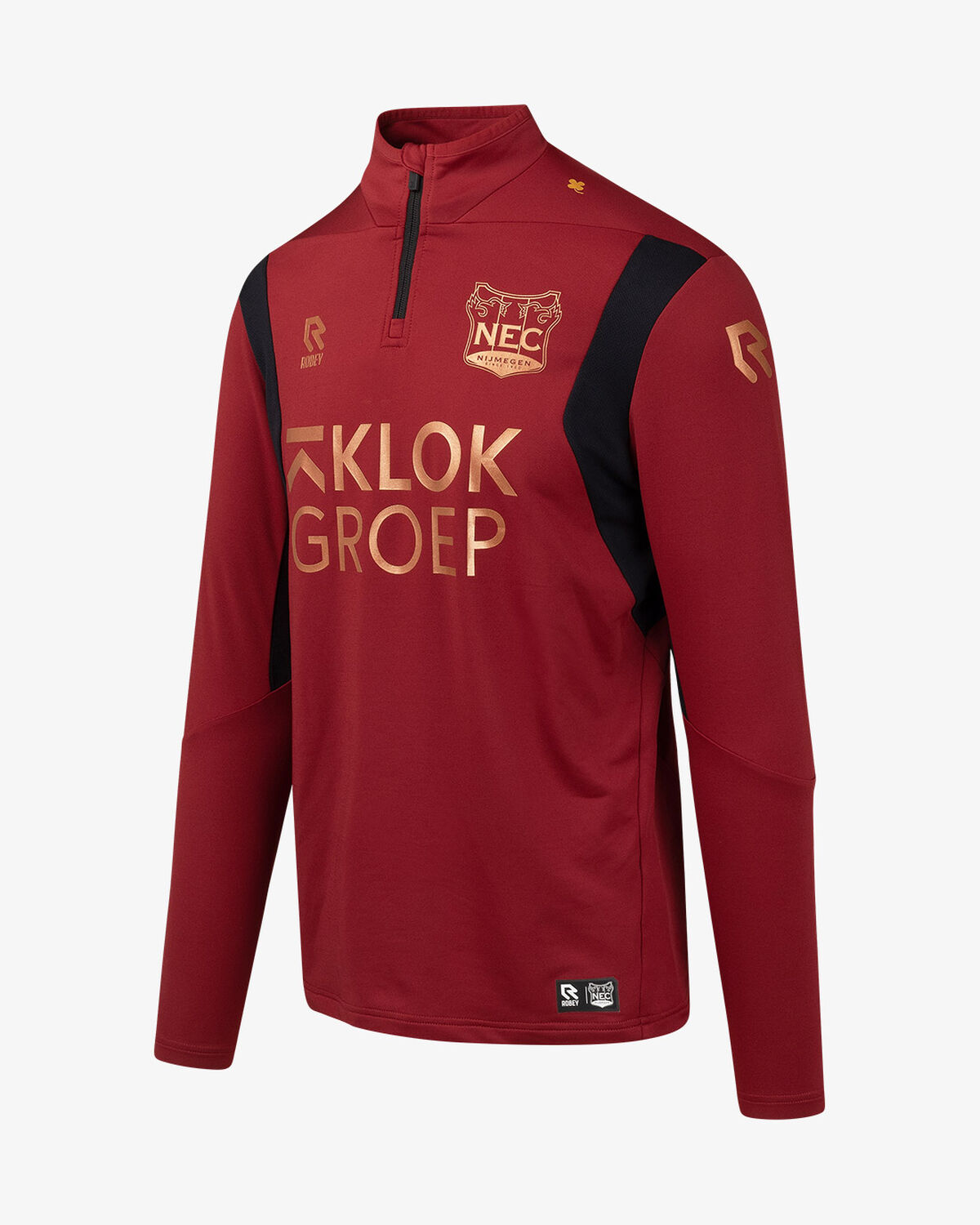 N.E.C. Playmaker Training Sweater Half-Zip 23/24, Bordeaux, hi-res