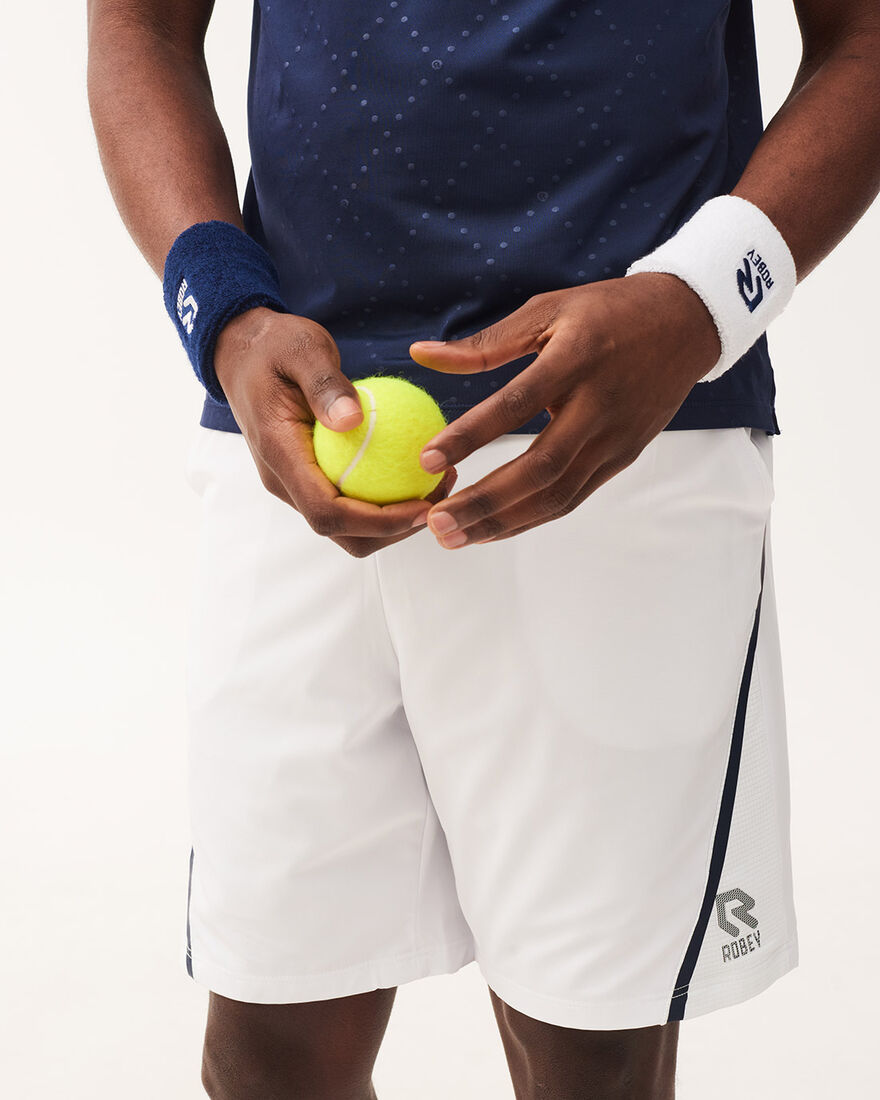 Tennis Mixed Double Wristbands, Racket White, hi-res