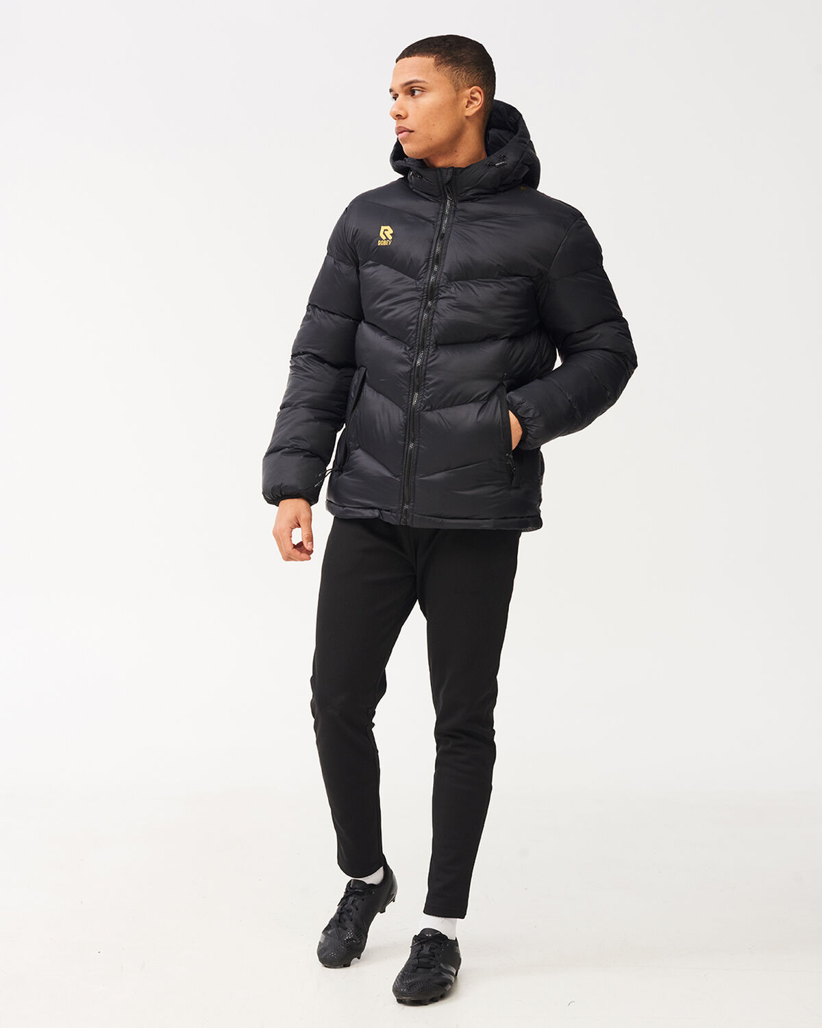 Performance Padded Jacket, Black, hi-res