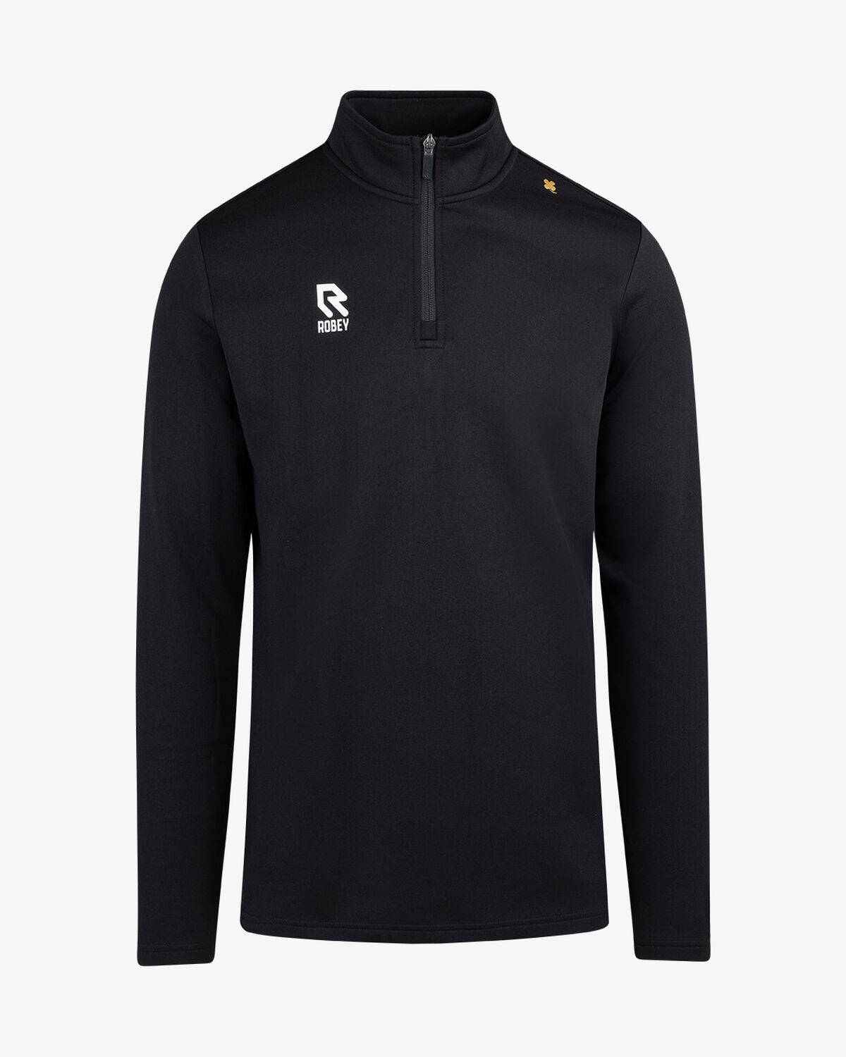 Crossbar Half-Zip, Black, hi-res