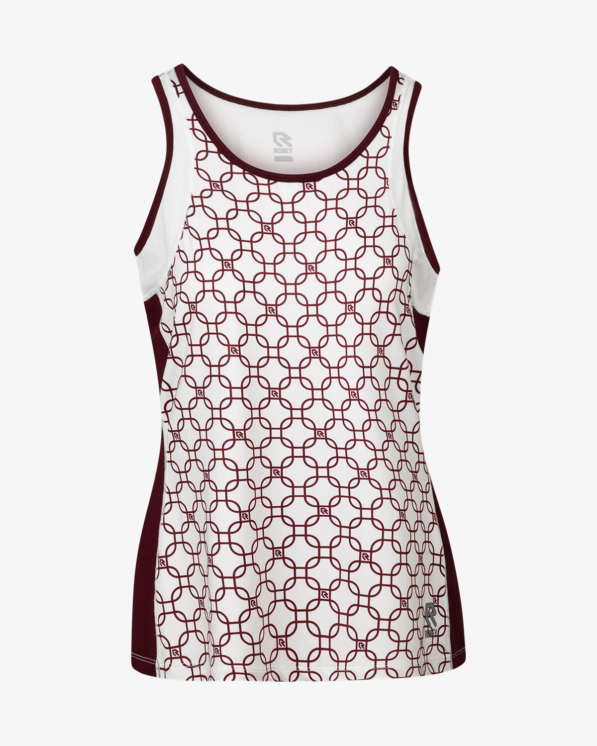 Tennis Dropshot Singlet, Cross Red, hi-res