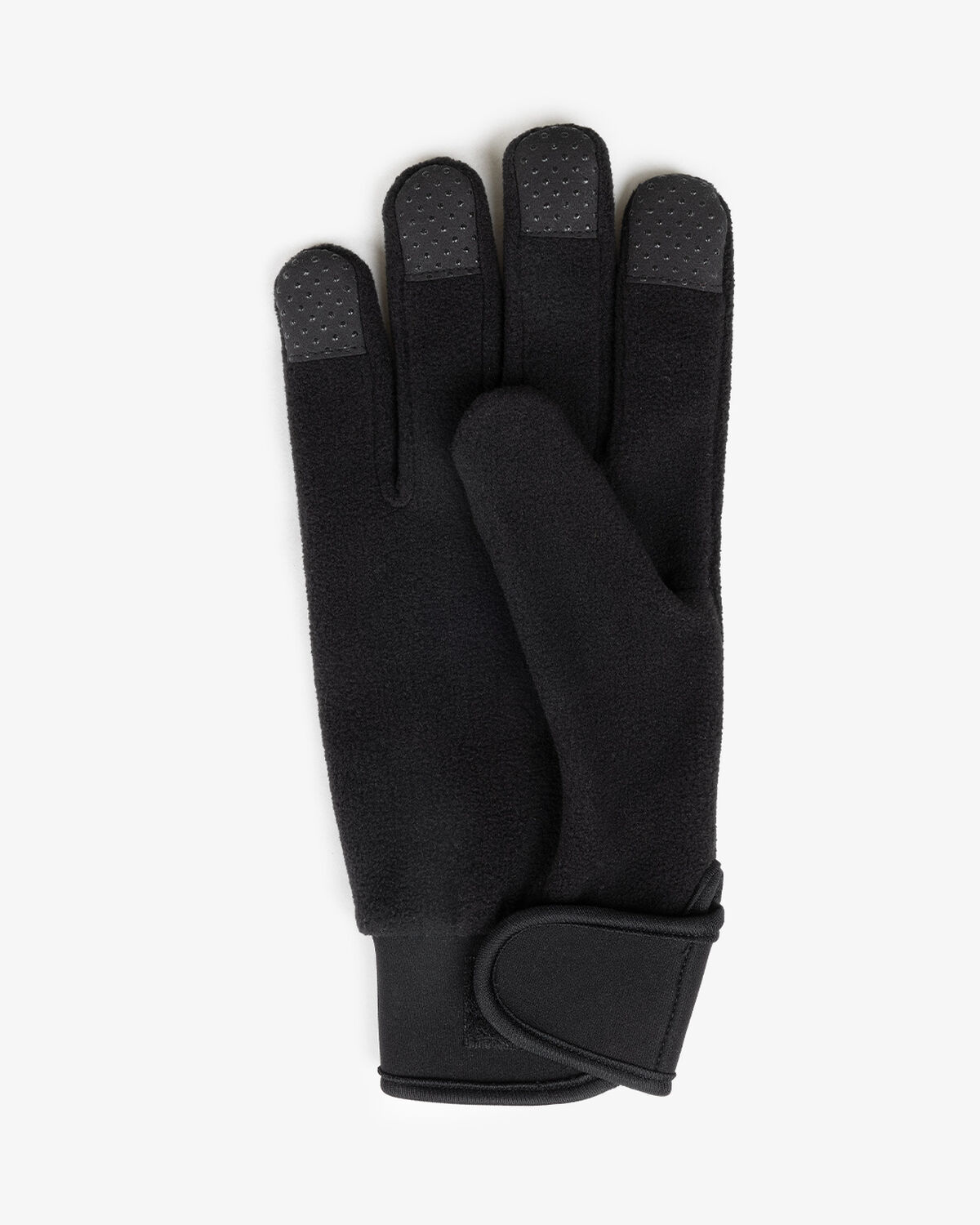 Fleece Gloves, Black, hi-res
