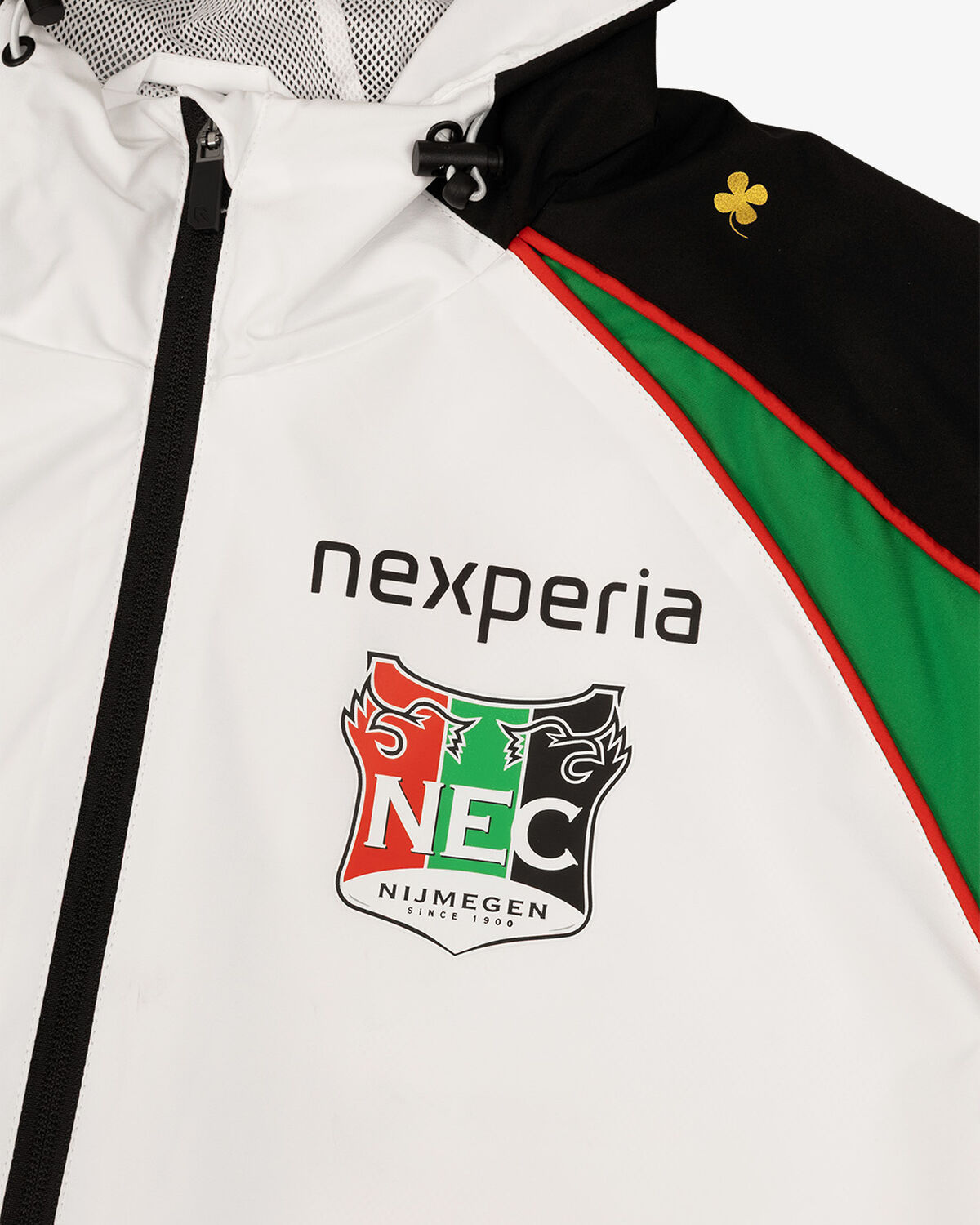 N.E.C. Warm Up Windbreaker 25/26, White/Black, hi-res