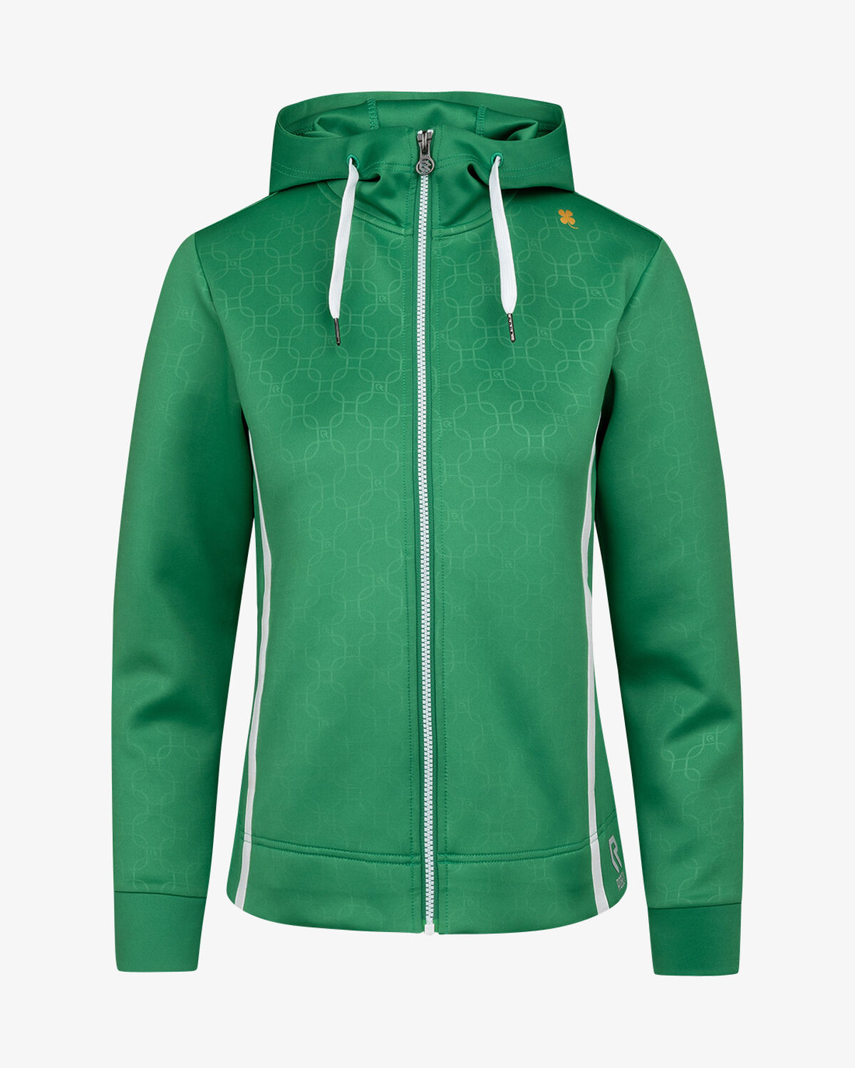 Tennis Forehand Tracksuit Full Zip Jacket, Grass Green, hi-res