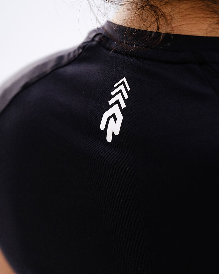 Women's Gym Shirt SS, Black, hi-res
