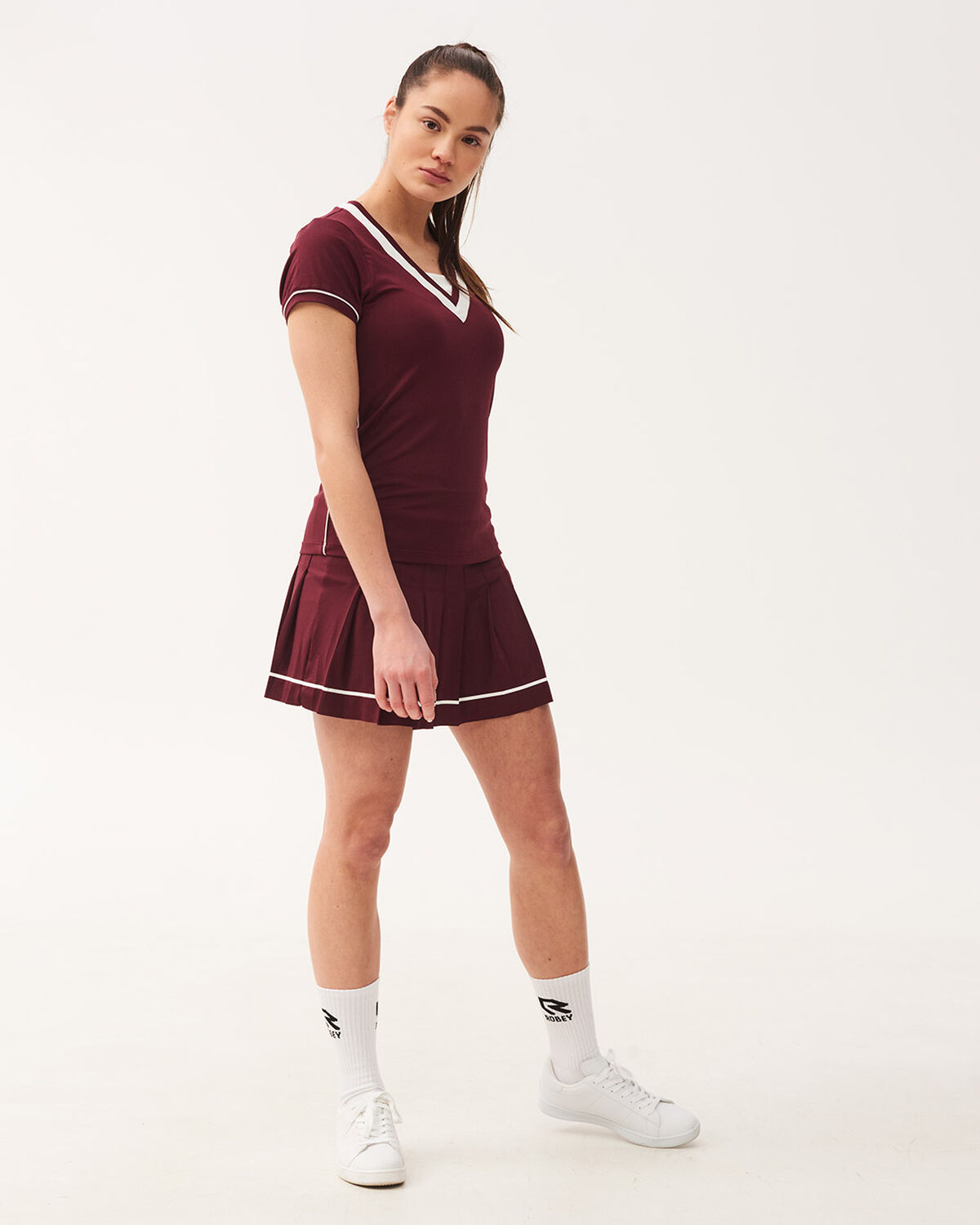 Tennis Match T-Shirt, Cross Red, hi-res