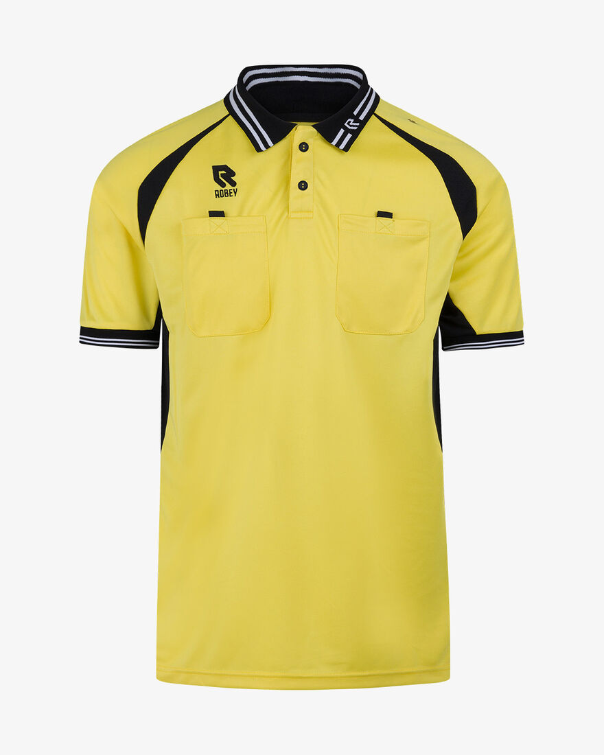 Referee Shirt SS, Yellow, hi-res