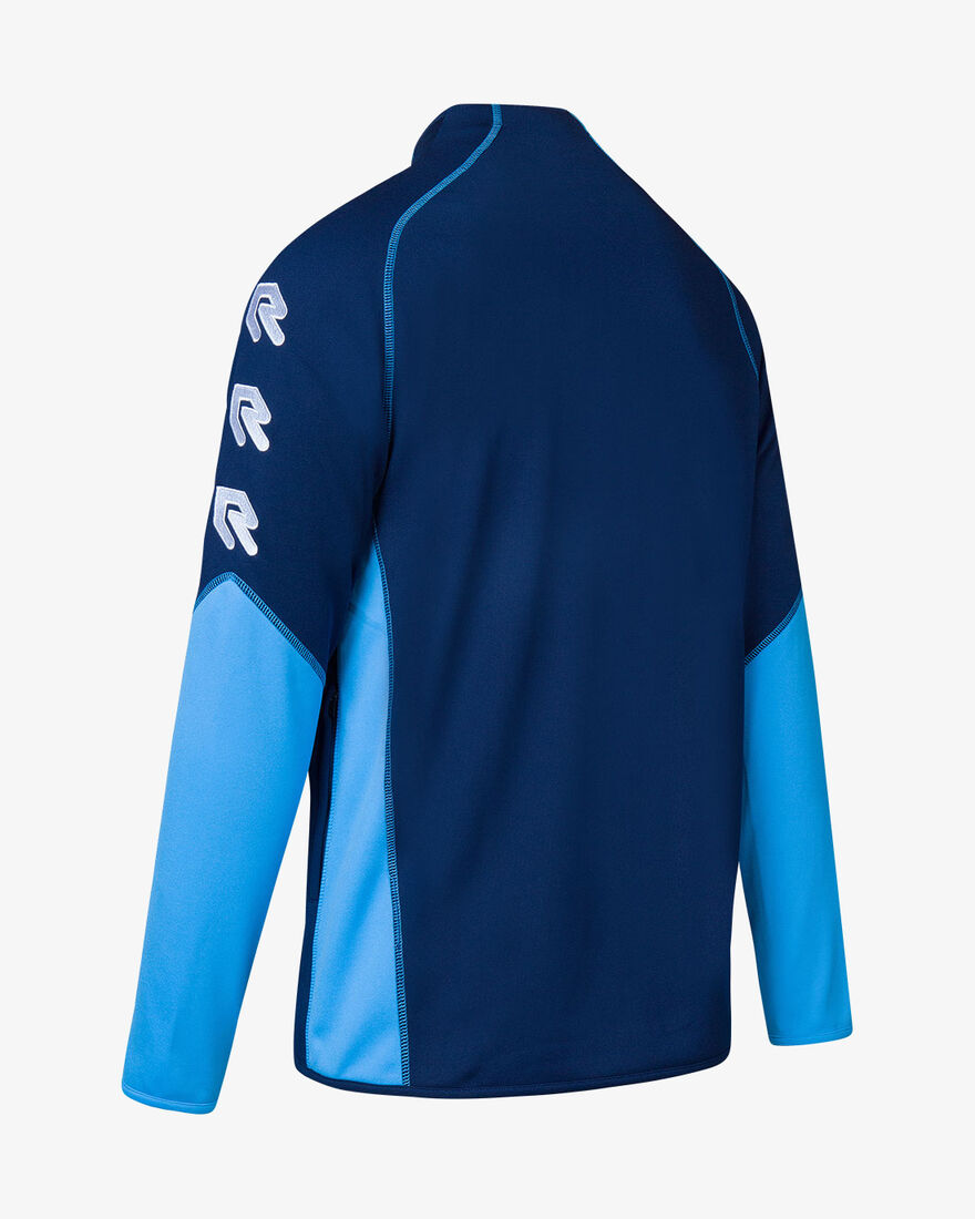 Performance Full-Zip Jacket, Navy/Sky Blue, hi-res