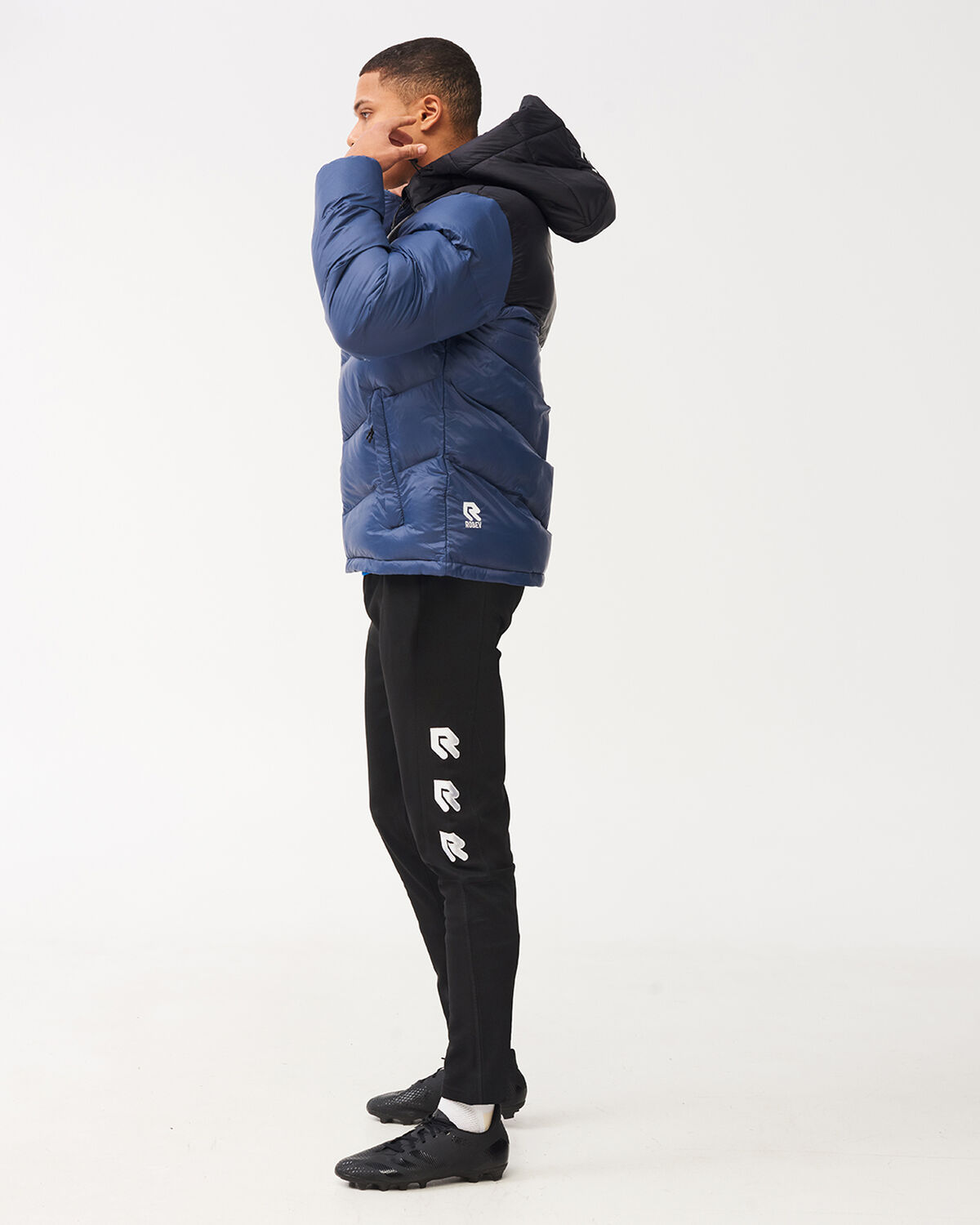 Performance Padded Jacket, Navy/Black, hi-res