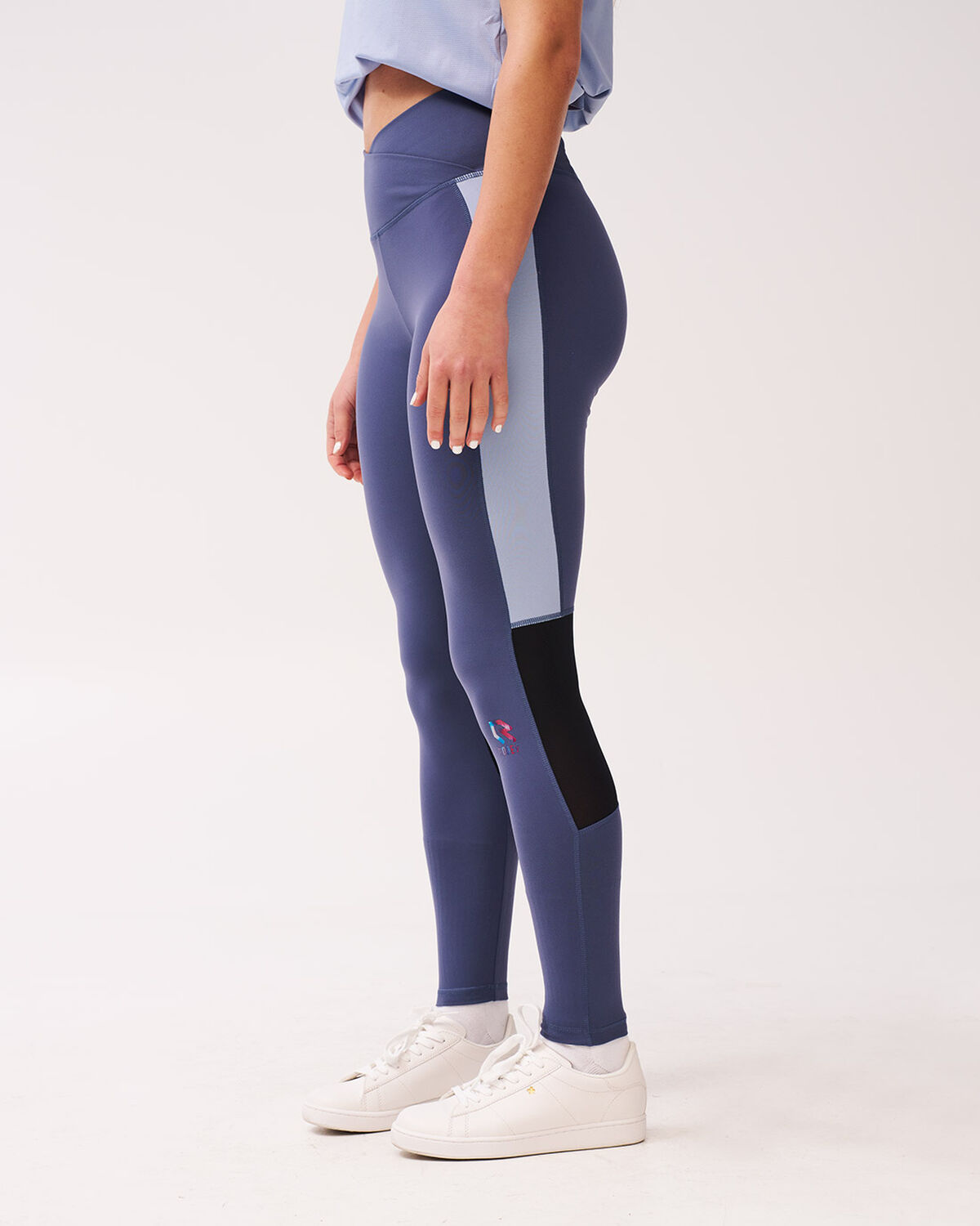 Women's Gym Legging, De Nimes Blue, hi-res