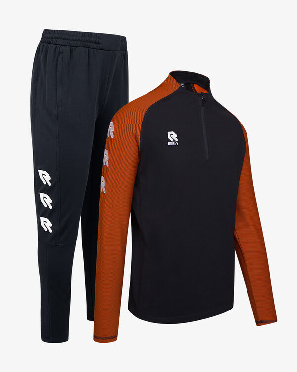 Performance Tracksuit Black/Orange