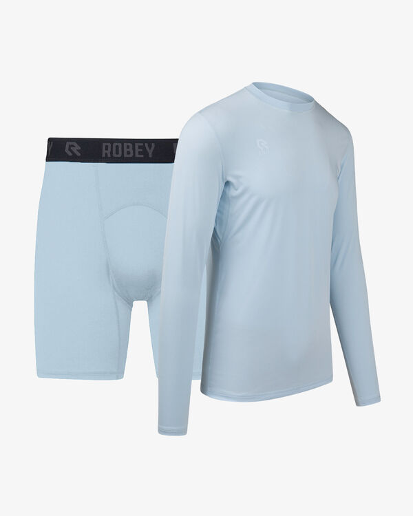 Baselayer Set Arctic Blue