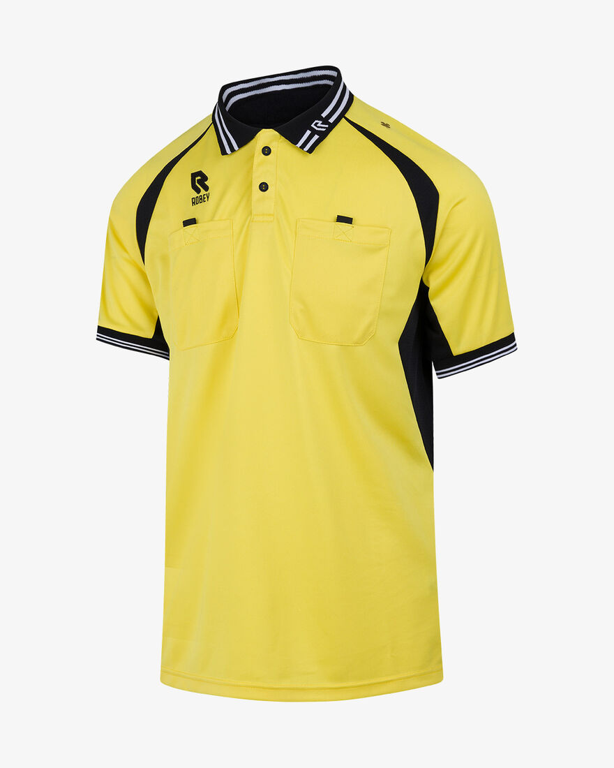 Referee Shirt SS, Yellow, hi-res