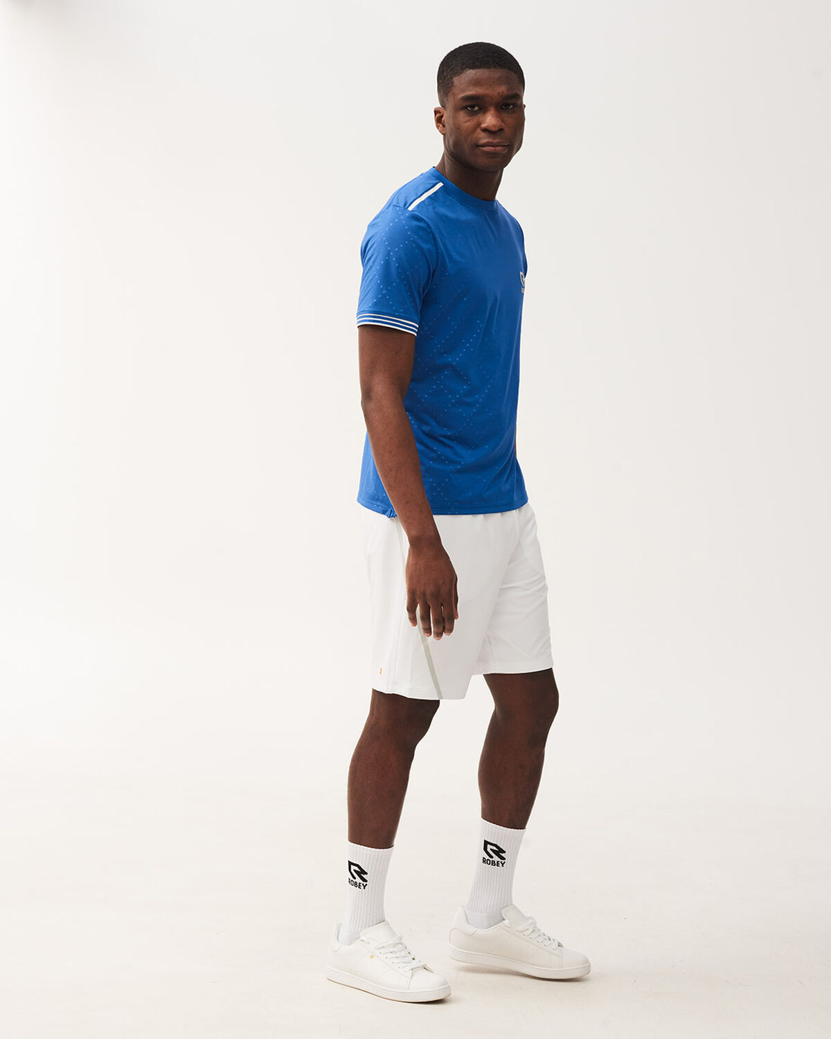 Tennis Cross T-Shirt Round Neck, Winner Blue, hi-res