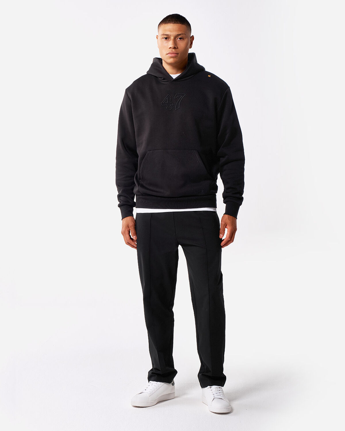 Robey Varsity Hoodie, Black, hi-res