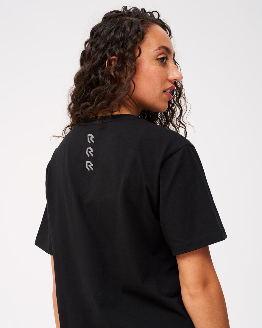 OTP X ROBEY Tammy Woven Bi-Stretch Tee, Black, hi-res