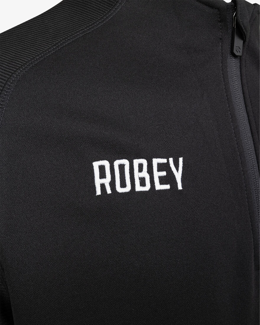 Performance Half-Zip Top, Black, hi-res