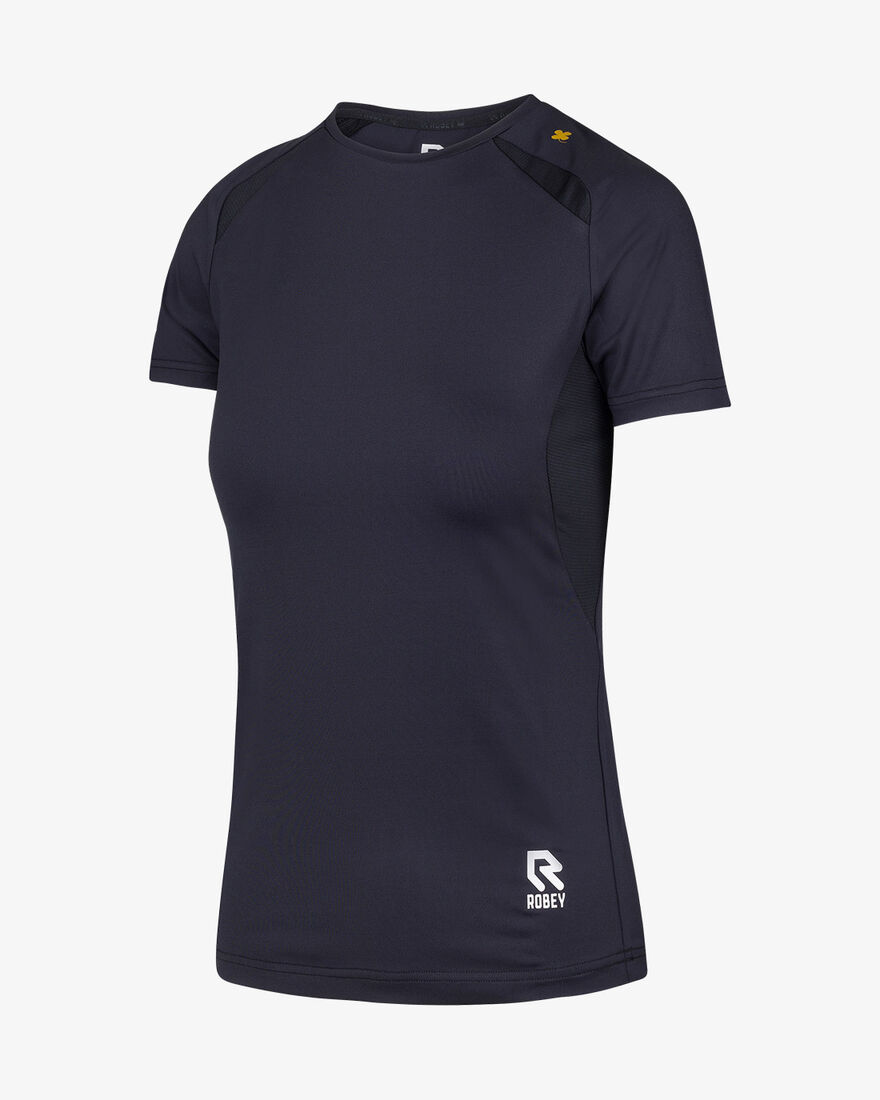 Women's Gym Shirt SS, Black, hi-res