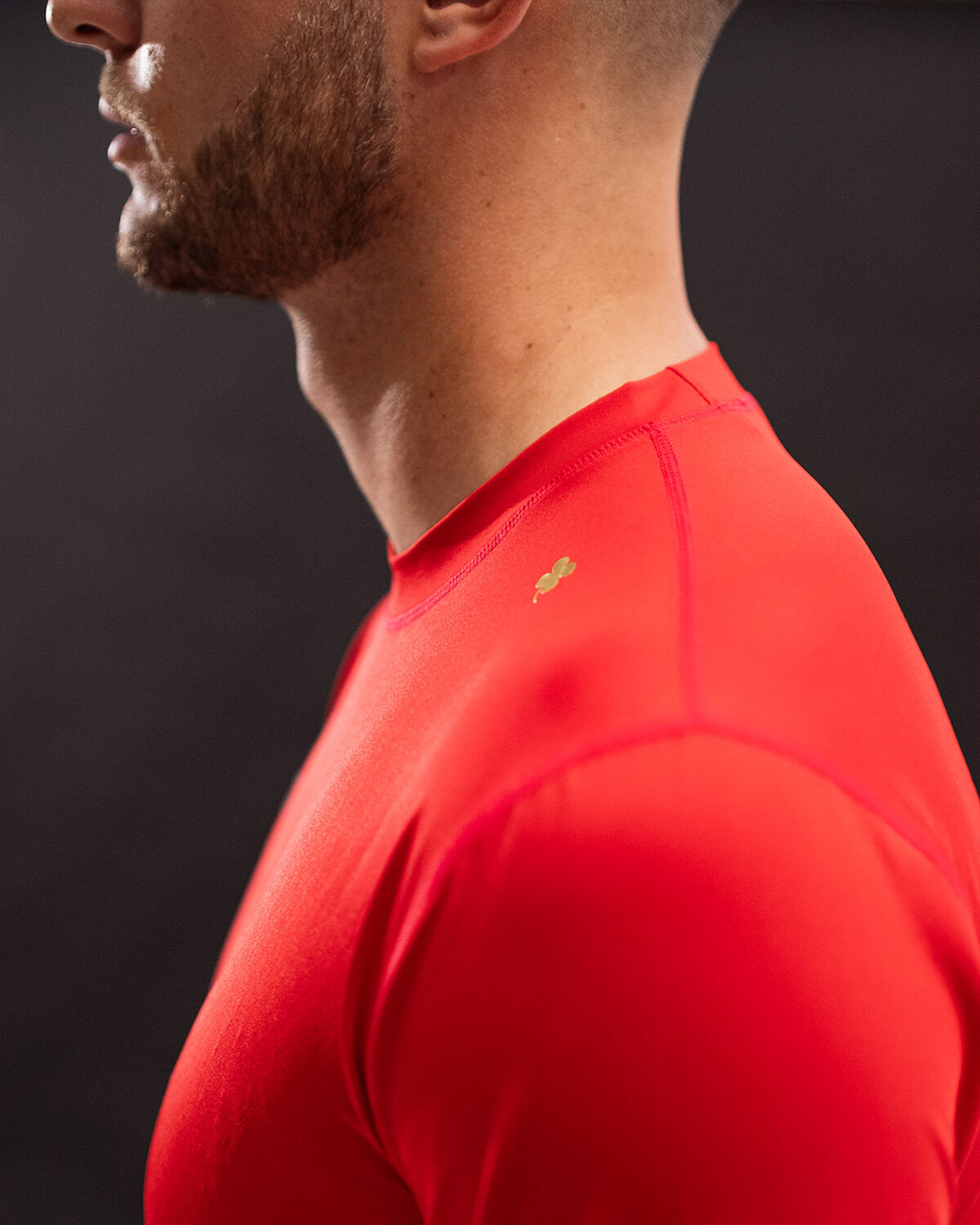 Baselayer Shirt, Red, hi-res