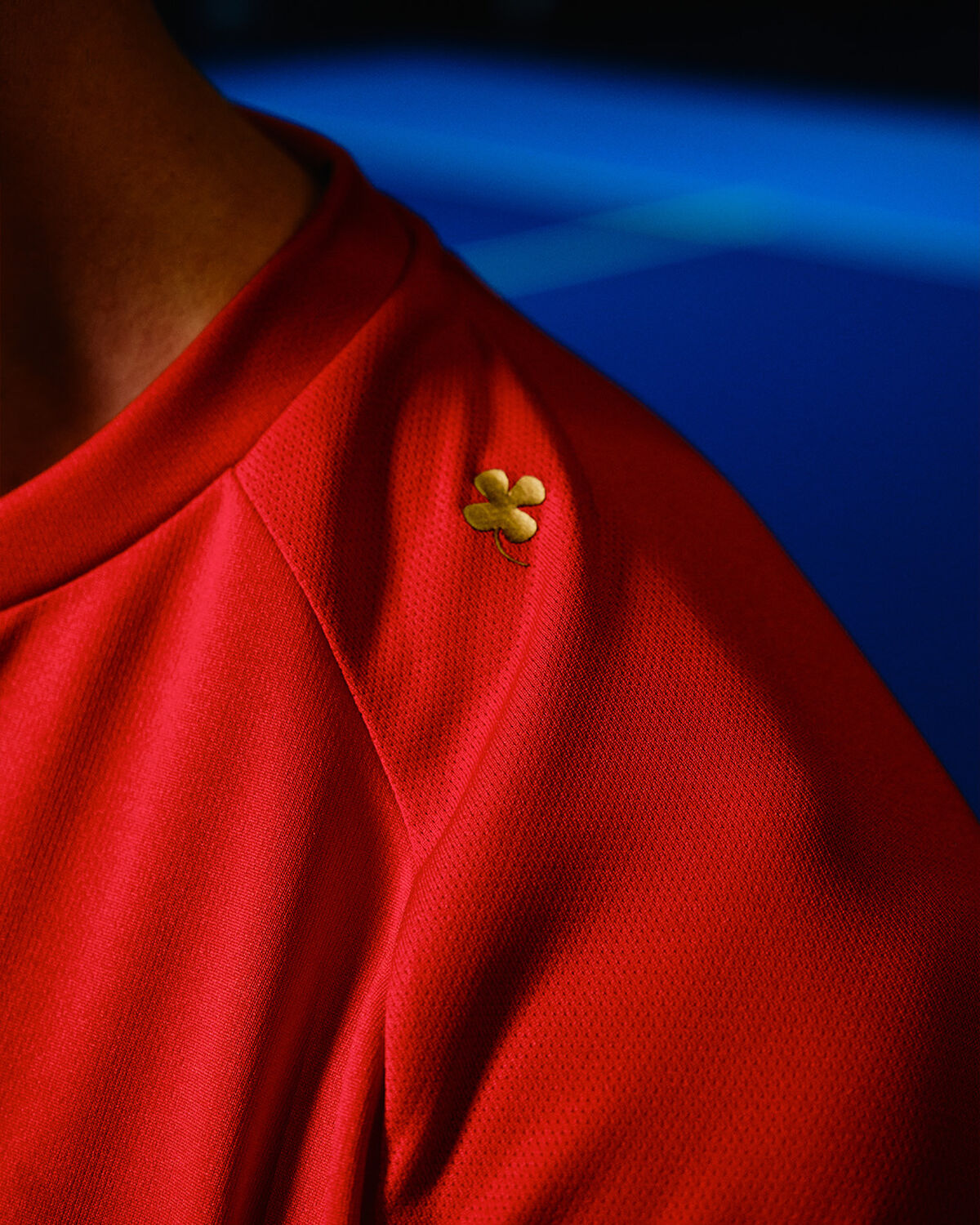 Tennis Club Tee, Red, hi-res