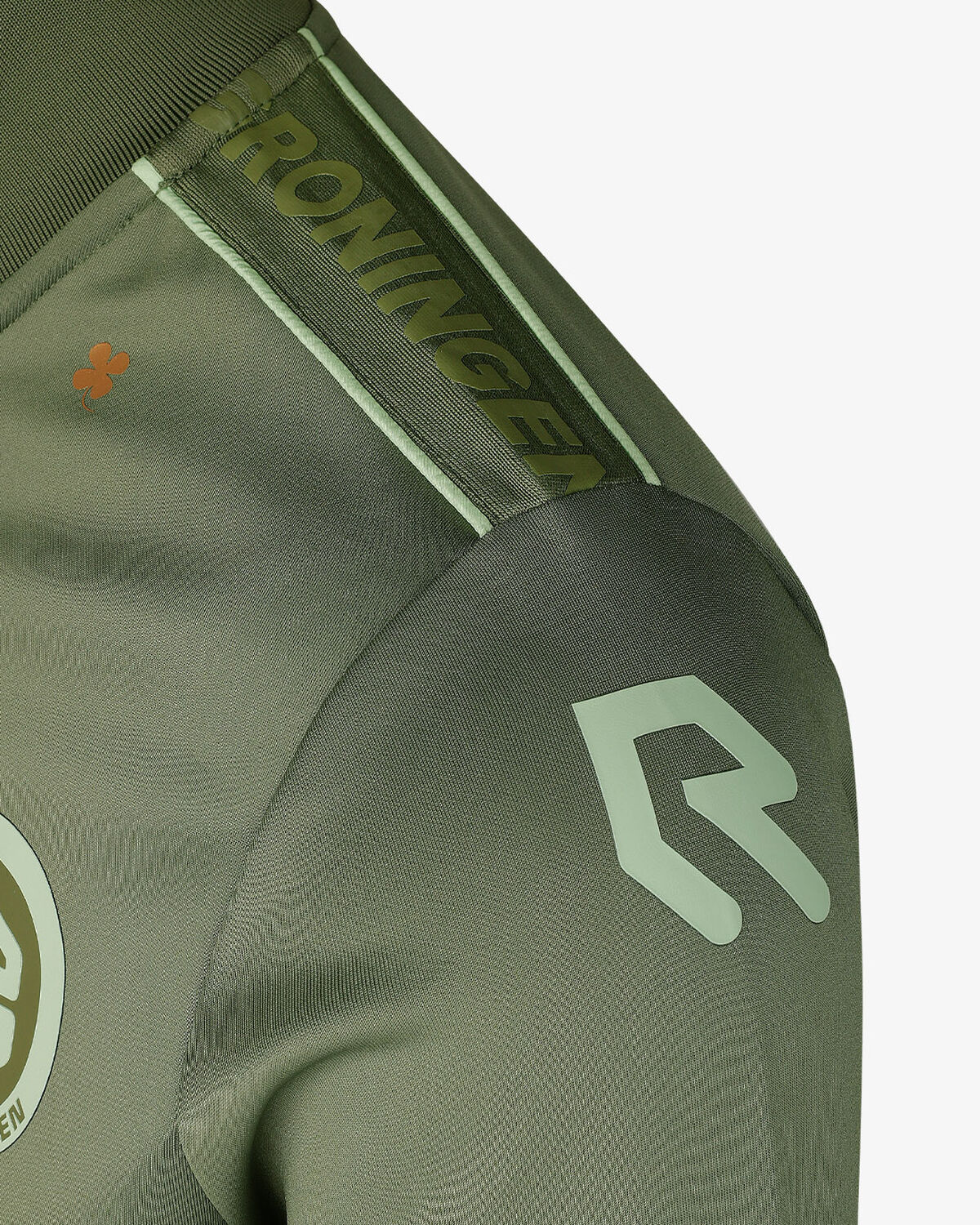 FC Groningen Warm Up Full Zip Jacket 23/24, Olive, hi-res