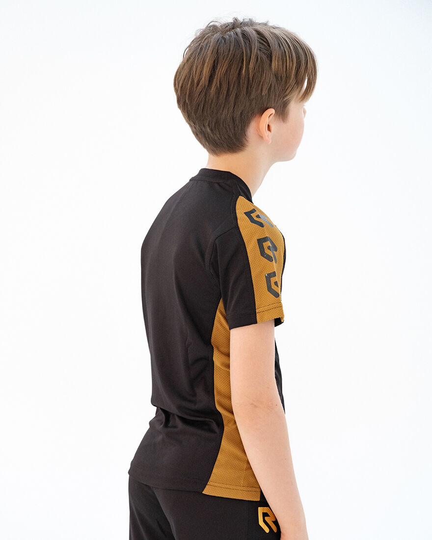 Performance Shirt, Black/Gold, hi-res