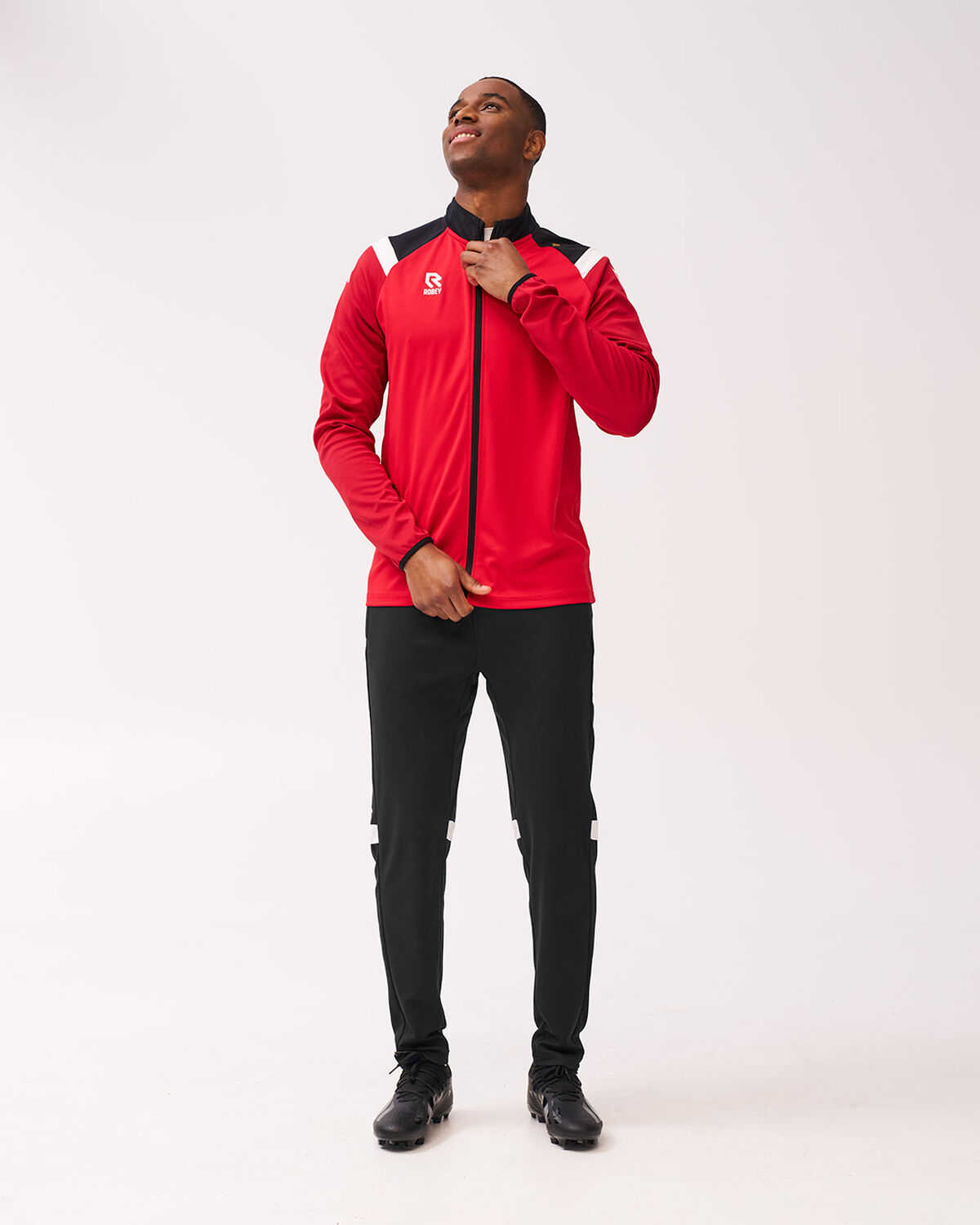 Control Full-Zip Top, Red, hi-res
