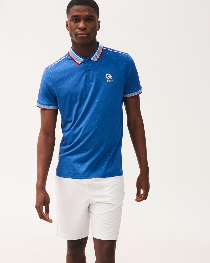 Tennis Poach Polo, Winner Blue, hi-res