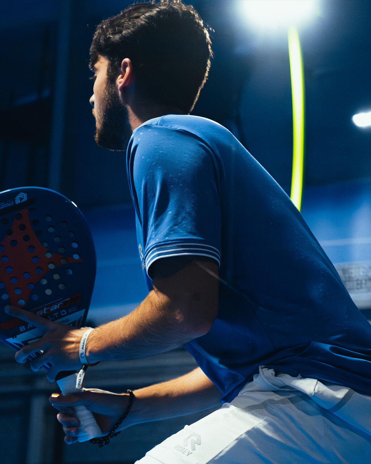 Tennis Cross T-Shirt Round Neck, Winner Blue, hi-res