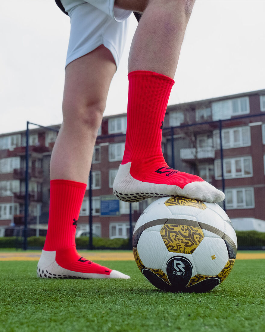 Grip Socks, Red, hi-res