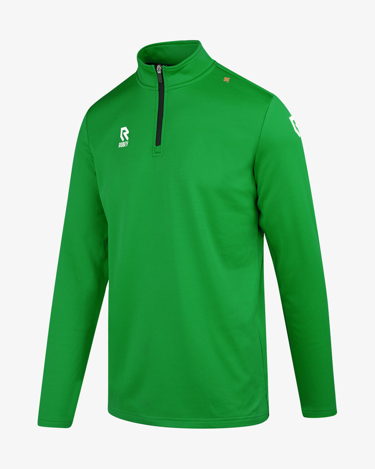 Crossbar Half-Zip Top, Green, hi-res