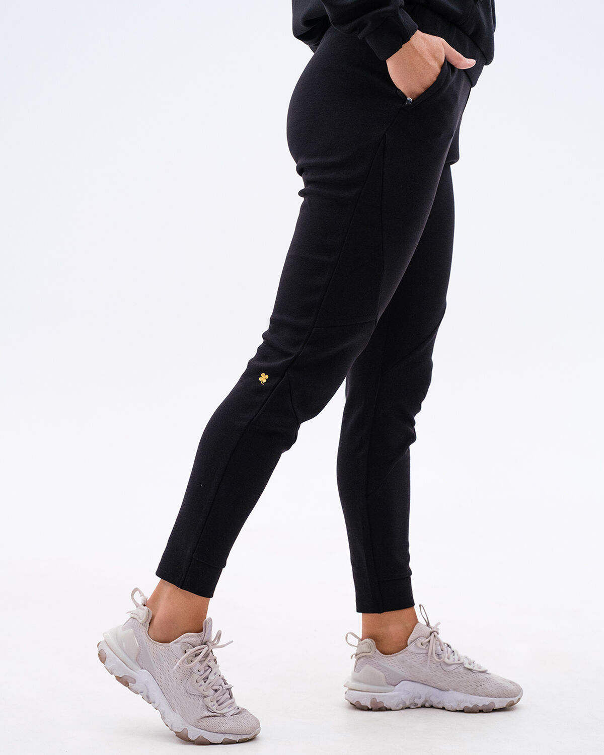 Women's Off Pitch Cotton Pant, Black, hi-res