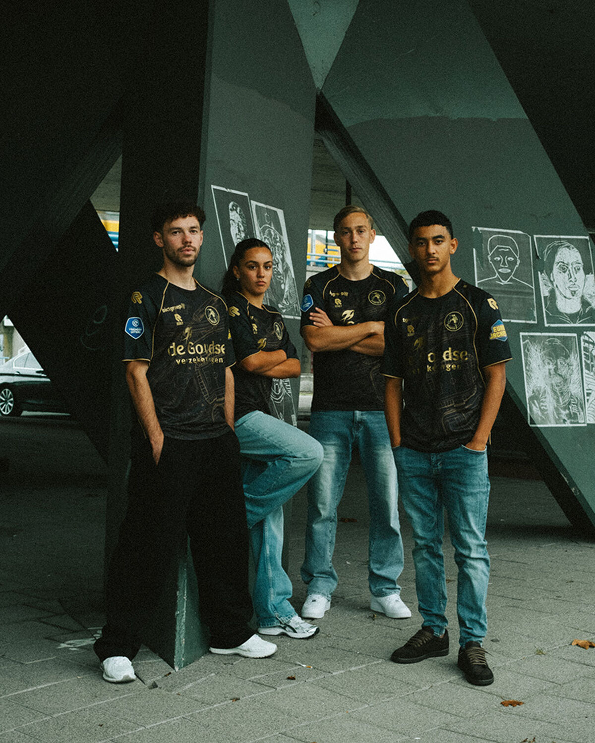 Sparta Third Shirt 25/26, Black/Gold, hi-res