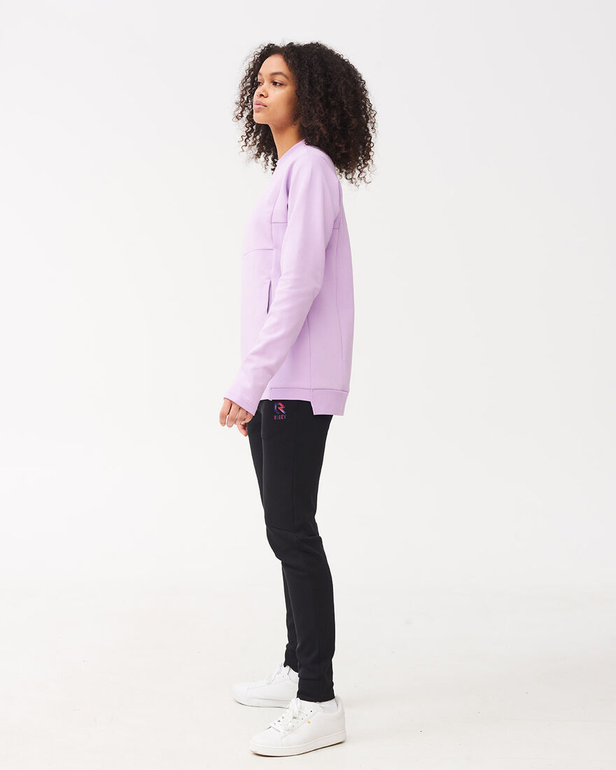 Off Pitch Cotton Crewneck Sweater, Lilac, hi-res