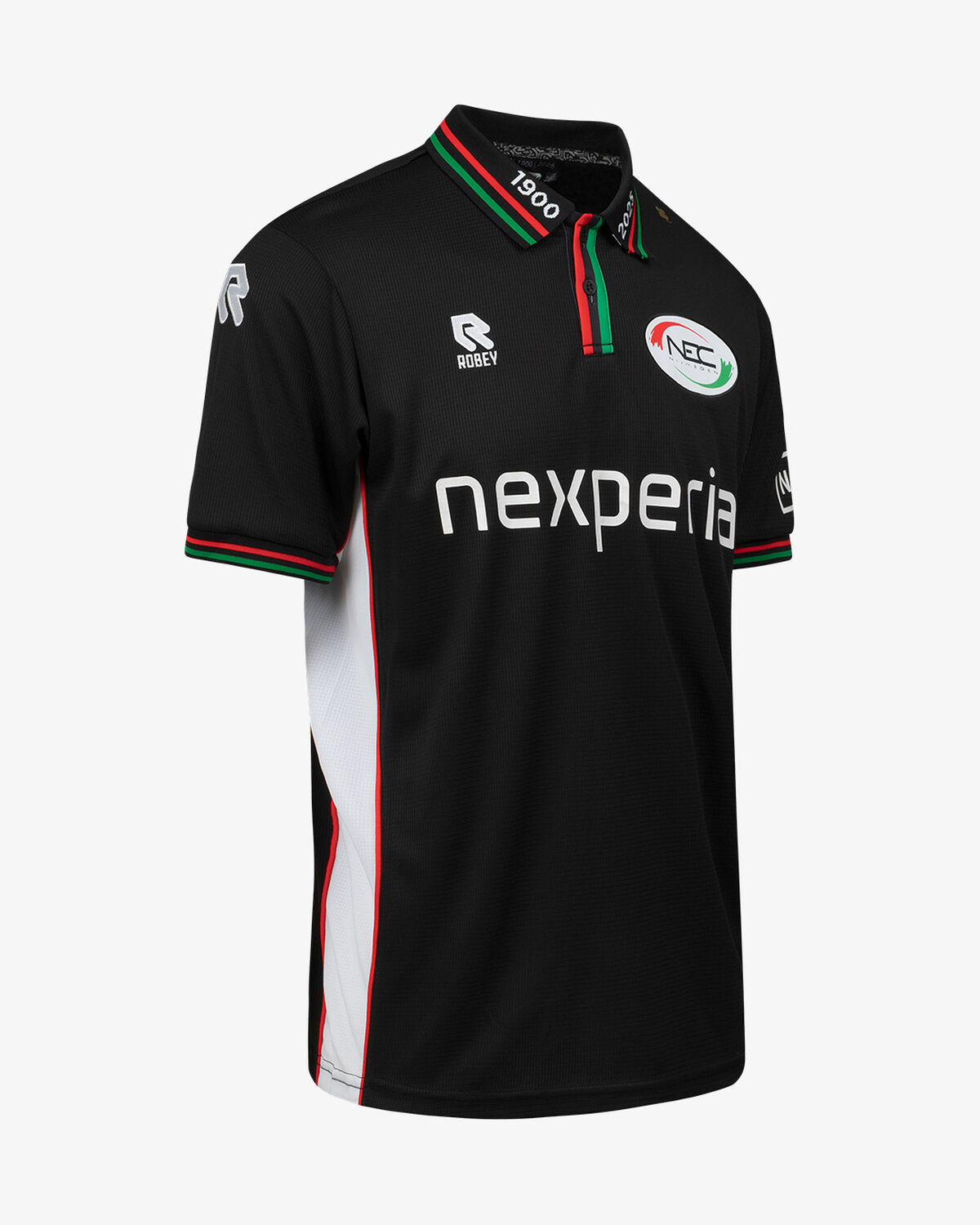 N.E.C. Wedstrijdshirt Uit #3 25/26, Black/White, hi-res