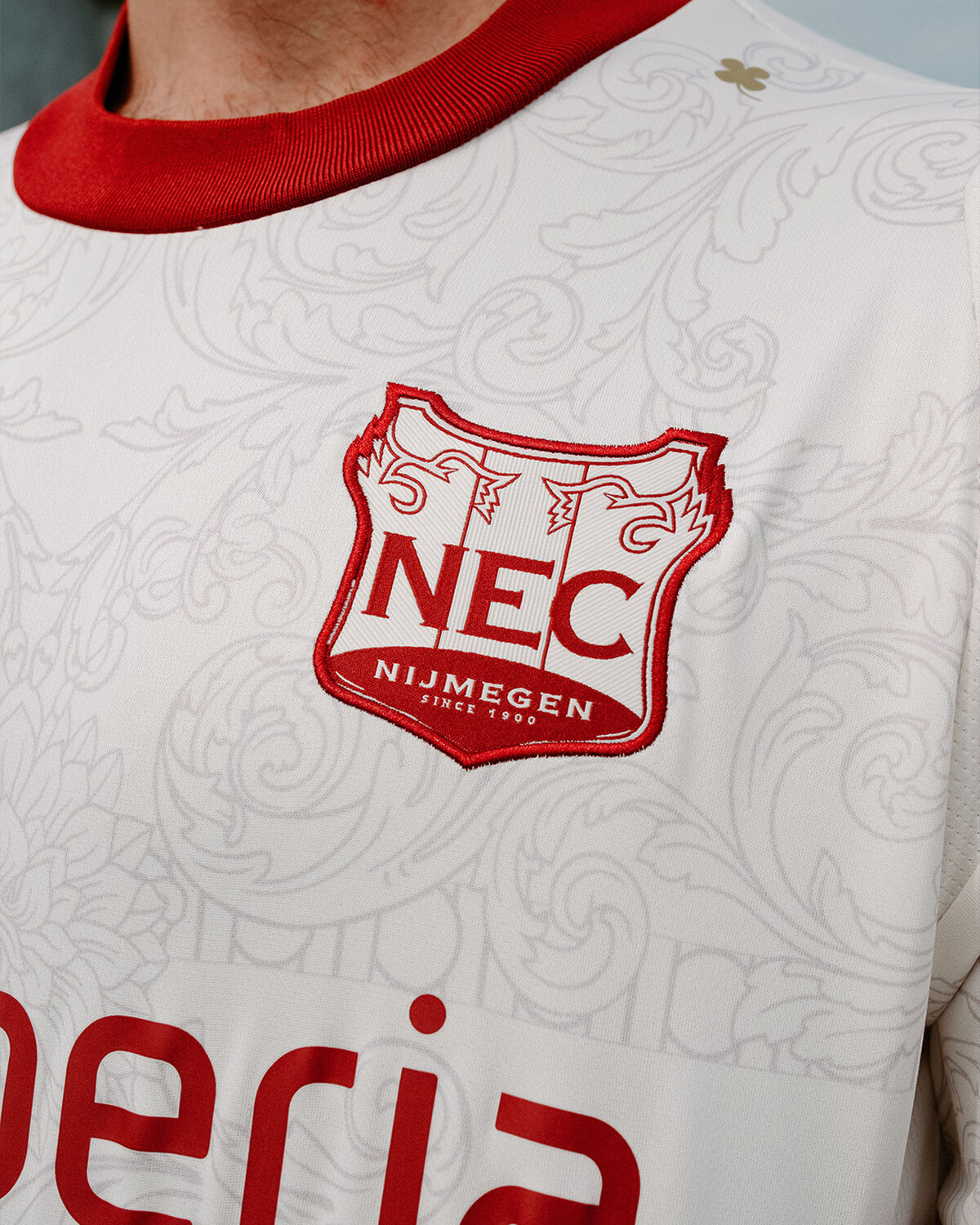 N.E.C. Derde Shirt 24/25, Off White, hi-res