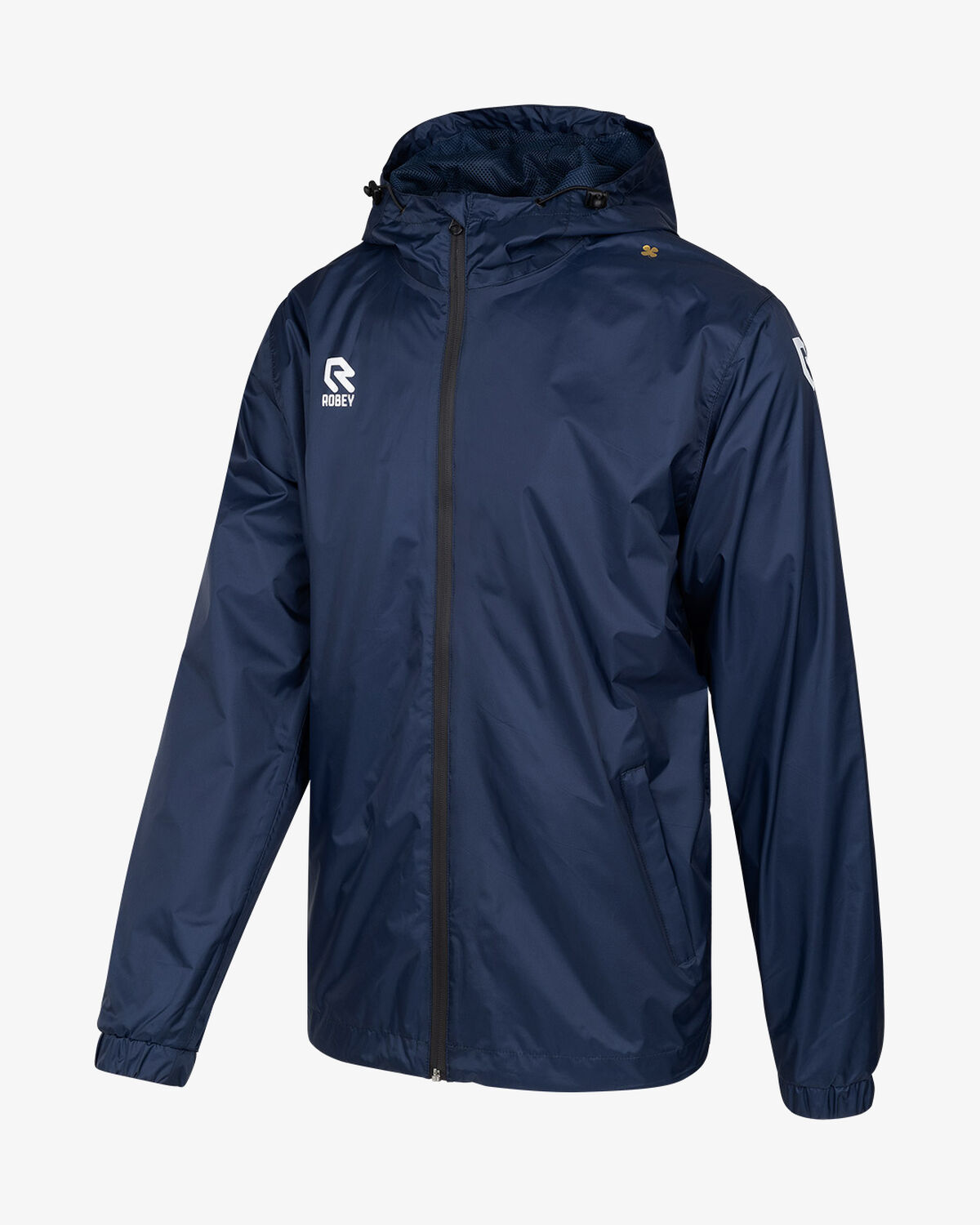 Rain Jacket Hooded, Navy, hi-res
