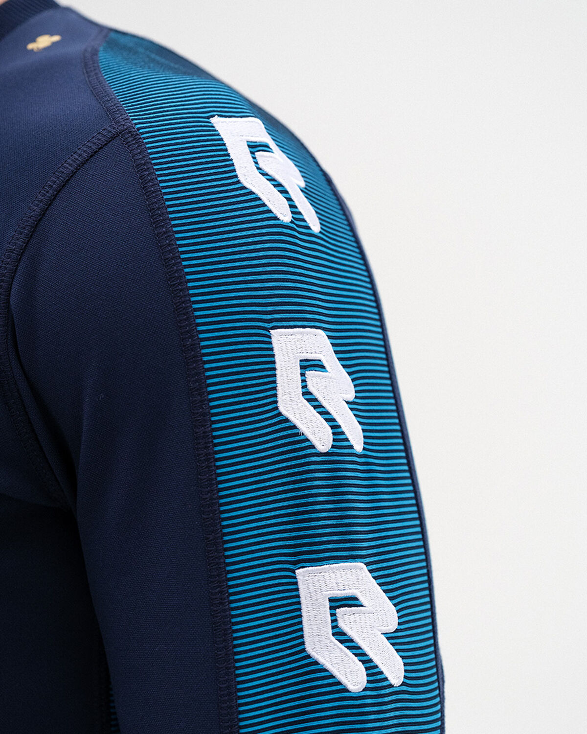 Performance Sweater, Navy/Sky Blue, hi-res