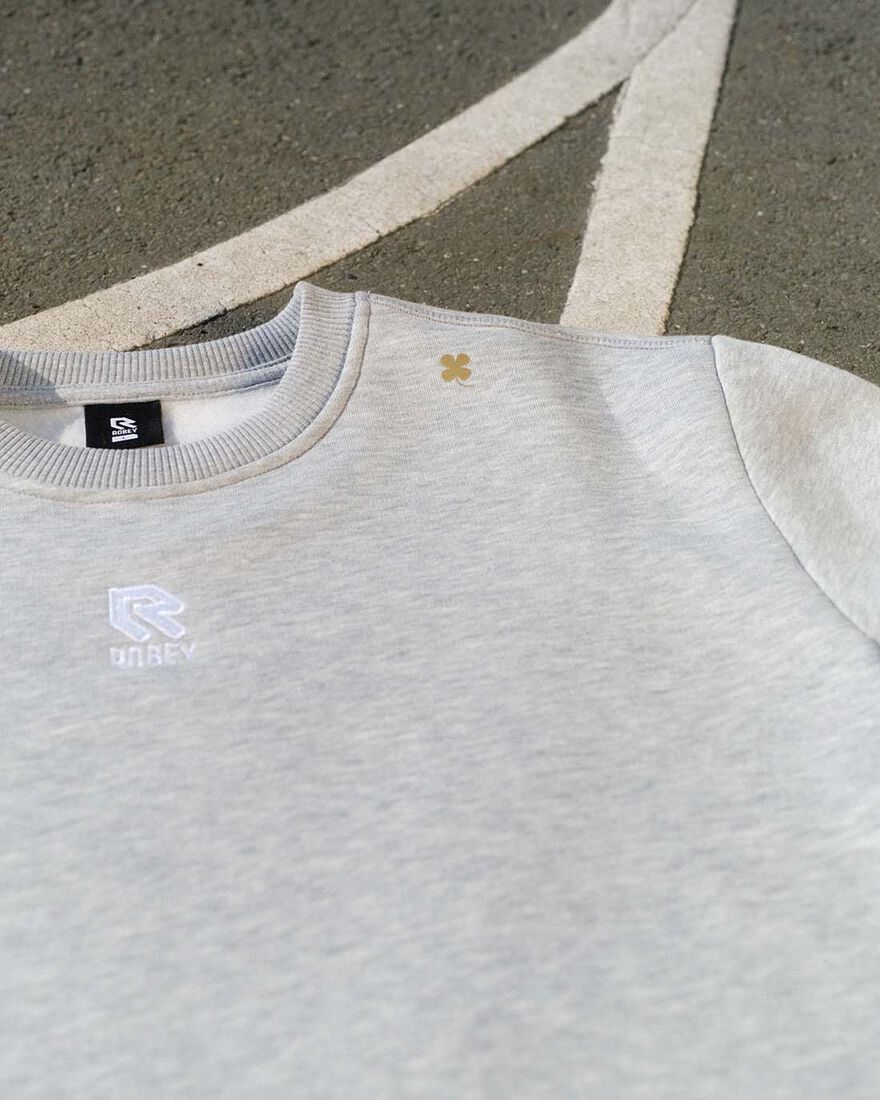 Brandpack Crewneck, Heather grey, hi-res